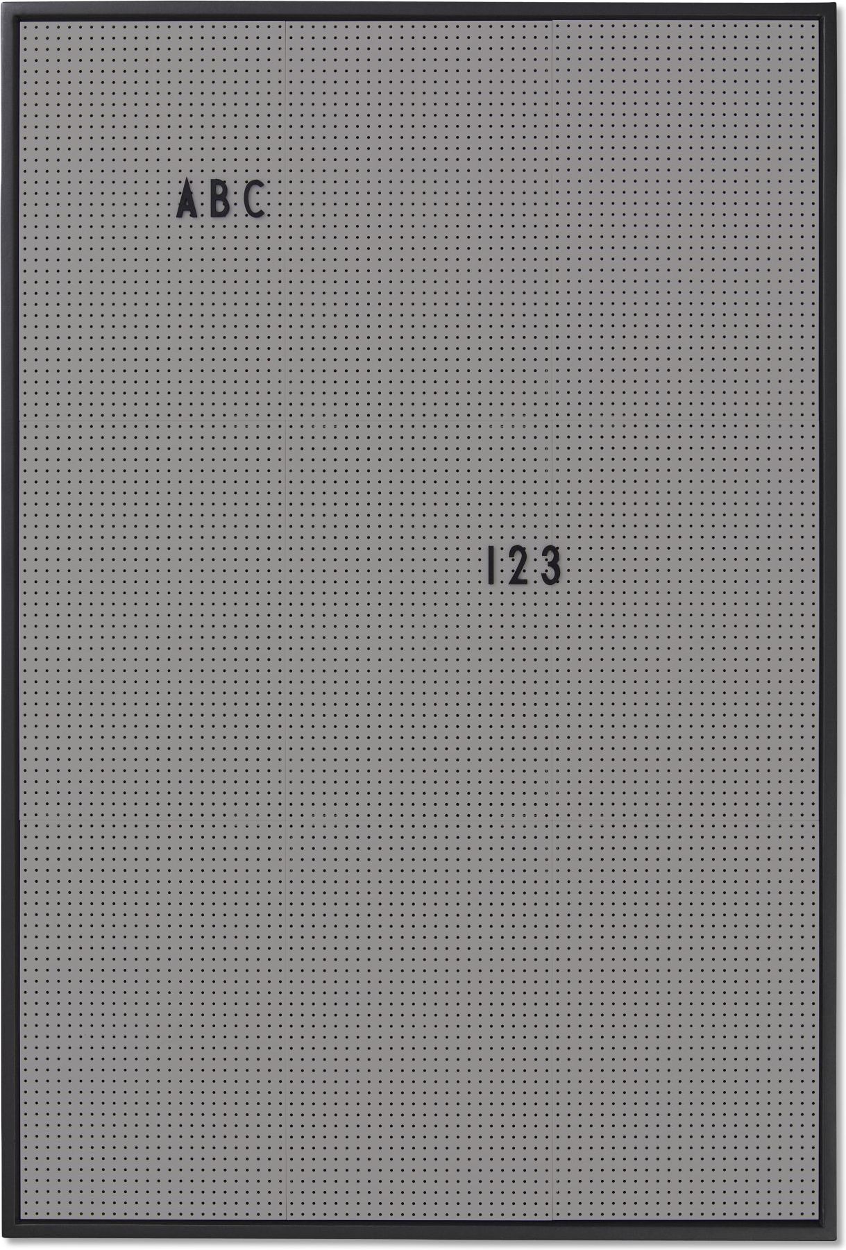 Tablica Design Letters A2 ciemnoszara