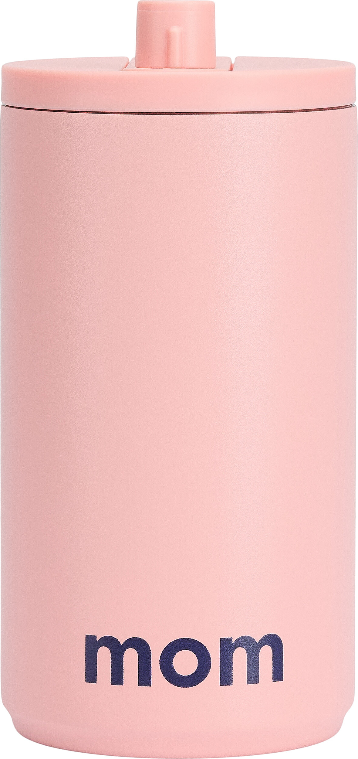 Kubek podróżny Design Letters Mom 350 ml różowy