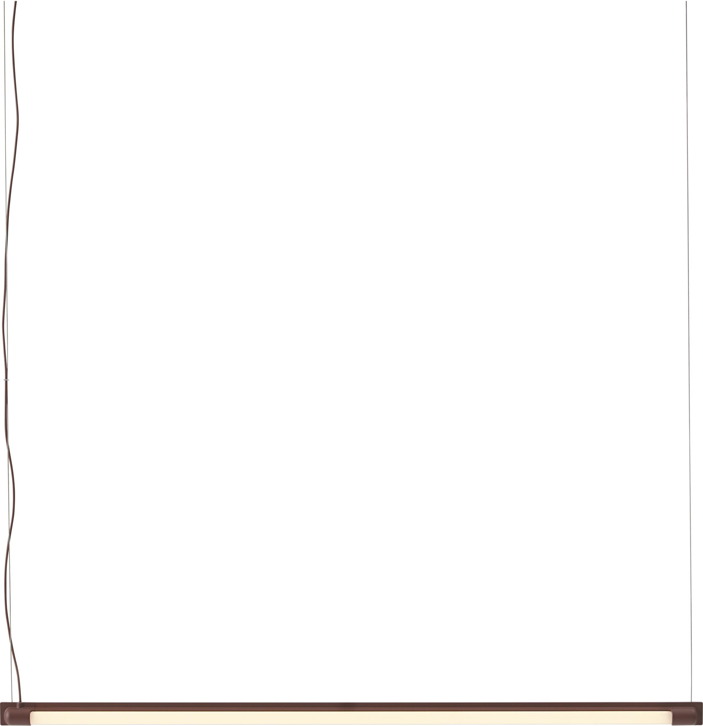 Lampa wisząca Fine Suspension 90 cm bordowa