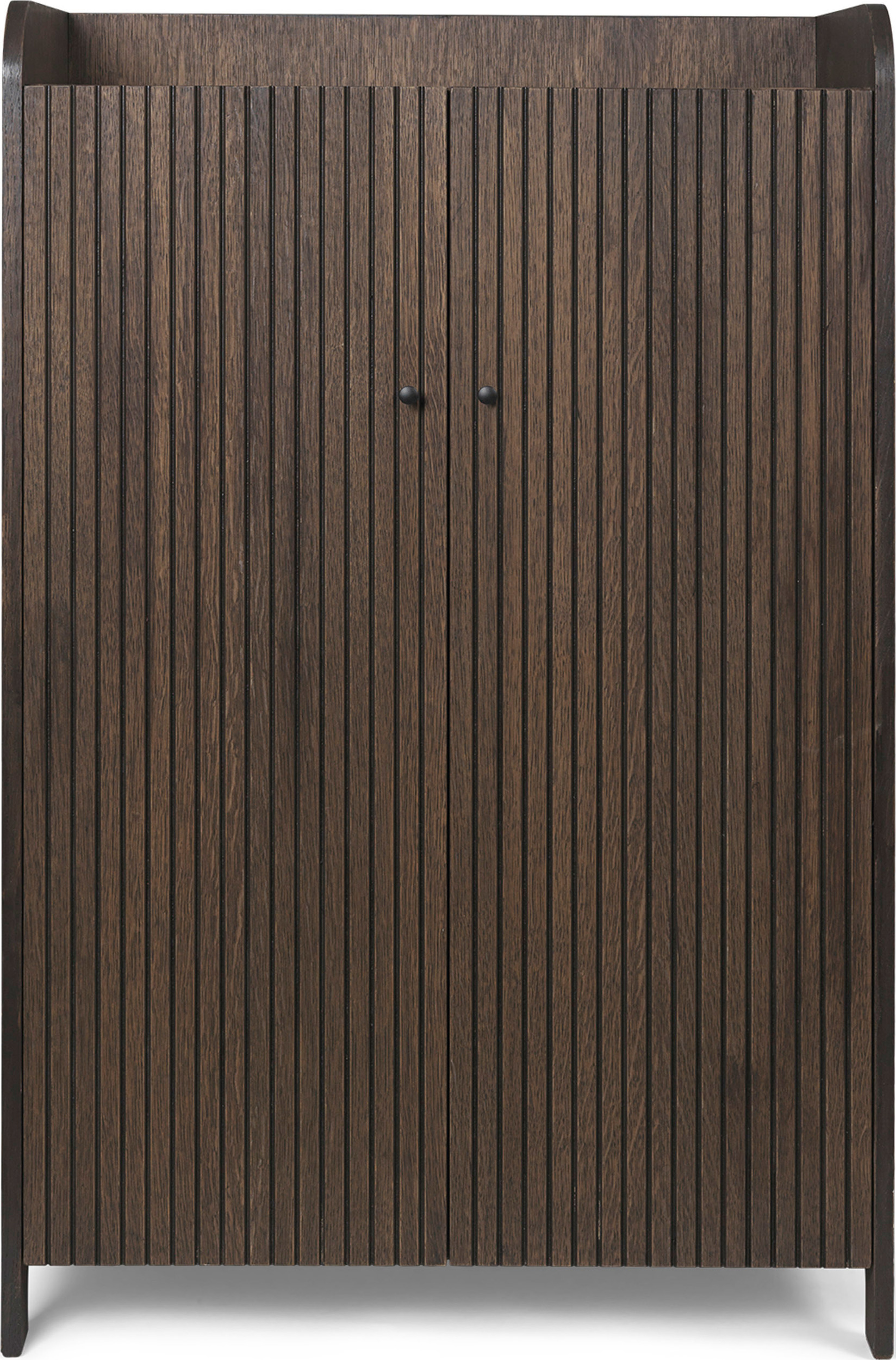 Szafka Sill niska ciemny dąb