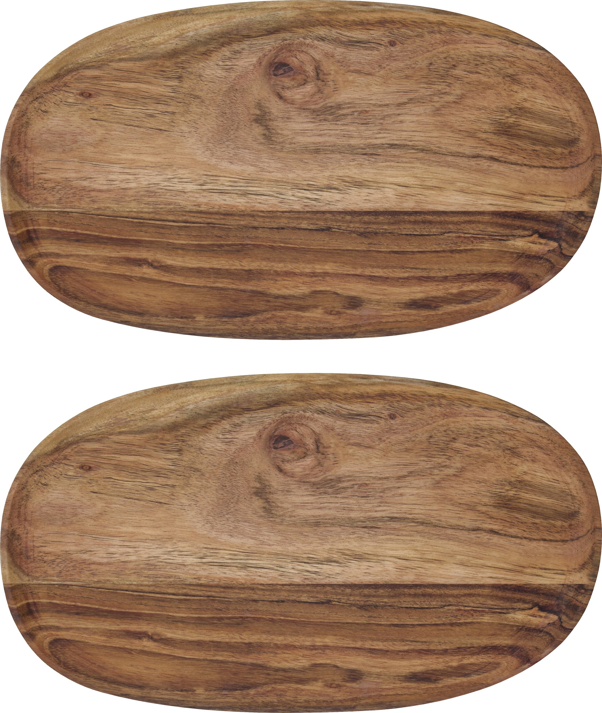 Tace do serwowania House Doctor 33 cm drewniane 2 szt.