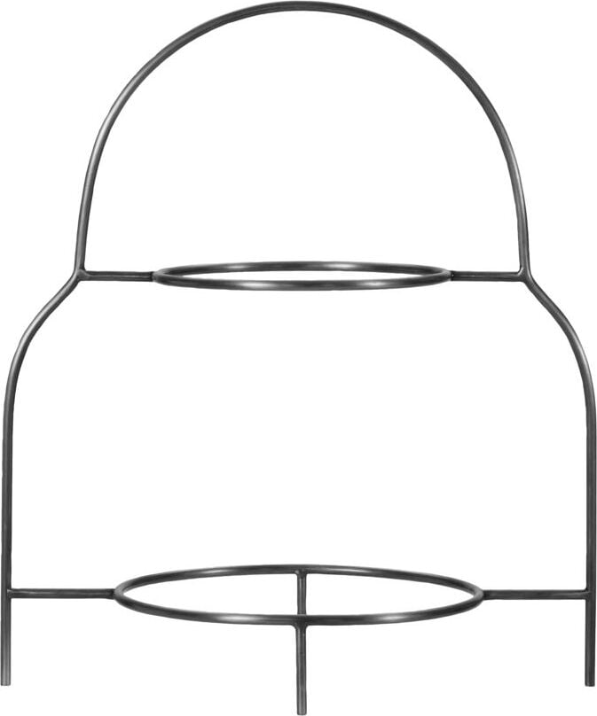 Stojak na talerze Sana 37 cm srebrny