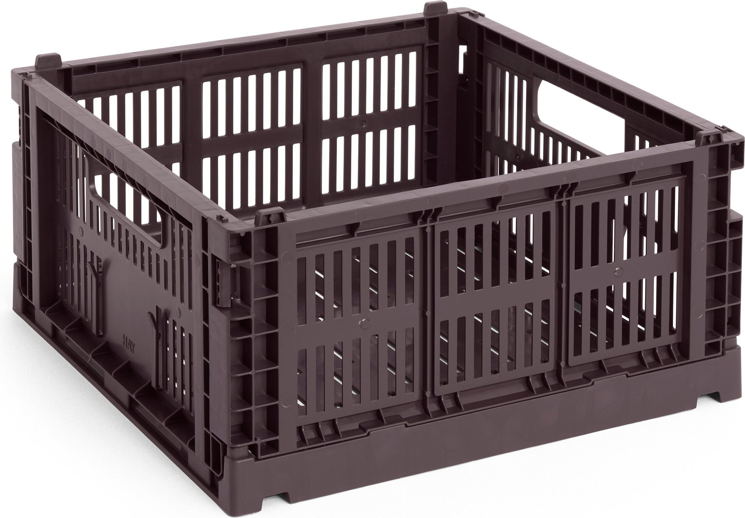 Kosz do przechowywania Hay Colour Crate Square M bordowy