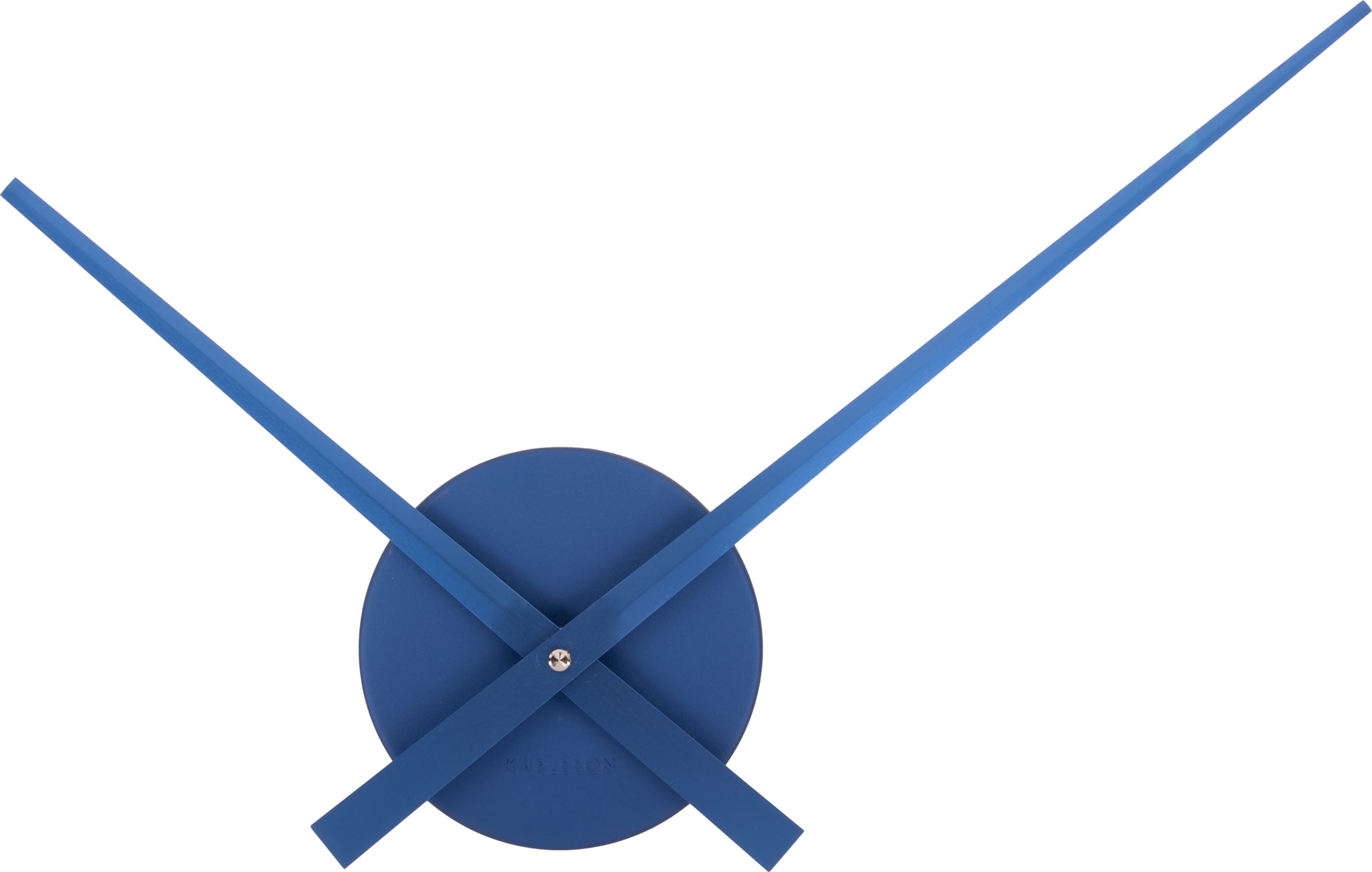 Zegar ścienny Little Big Time Mini ciemnoniebieski metaliczny