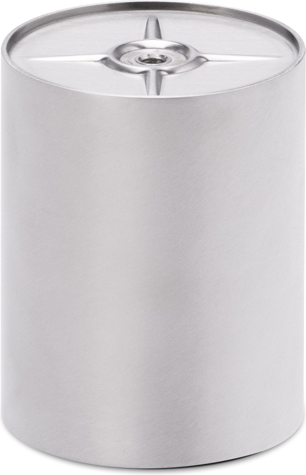 Podwyższenie do małej latarni Spin srebrne