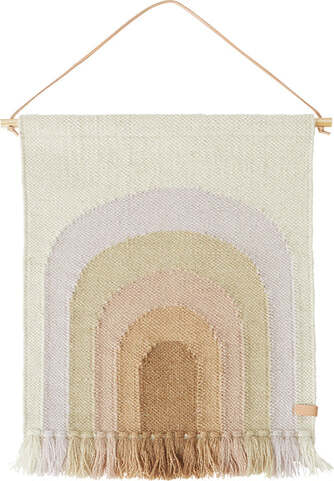 Dywanik dziecięcy na ścianę Follow The Rainbow 55 x 69 cm