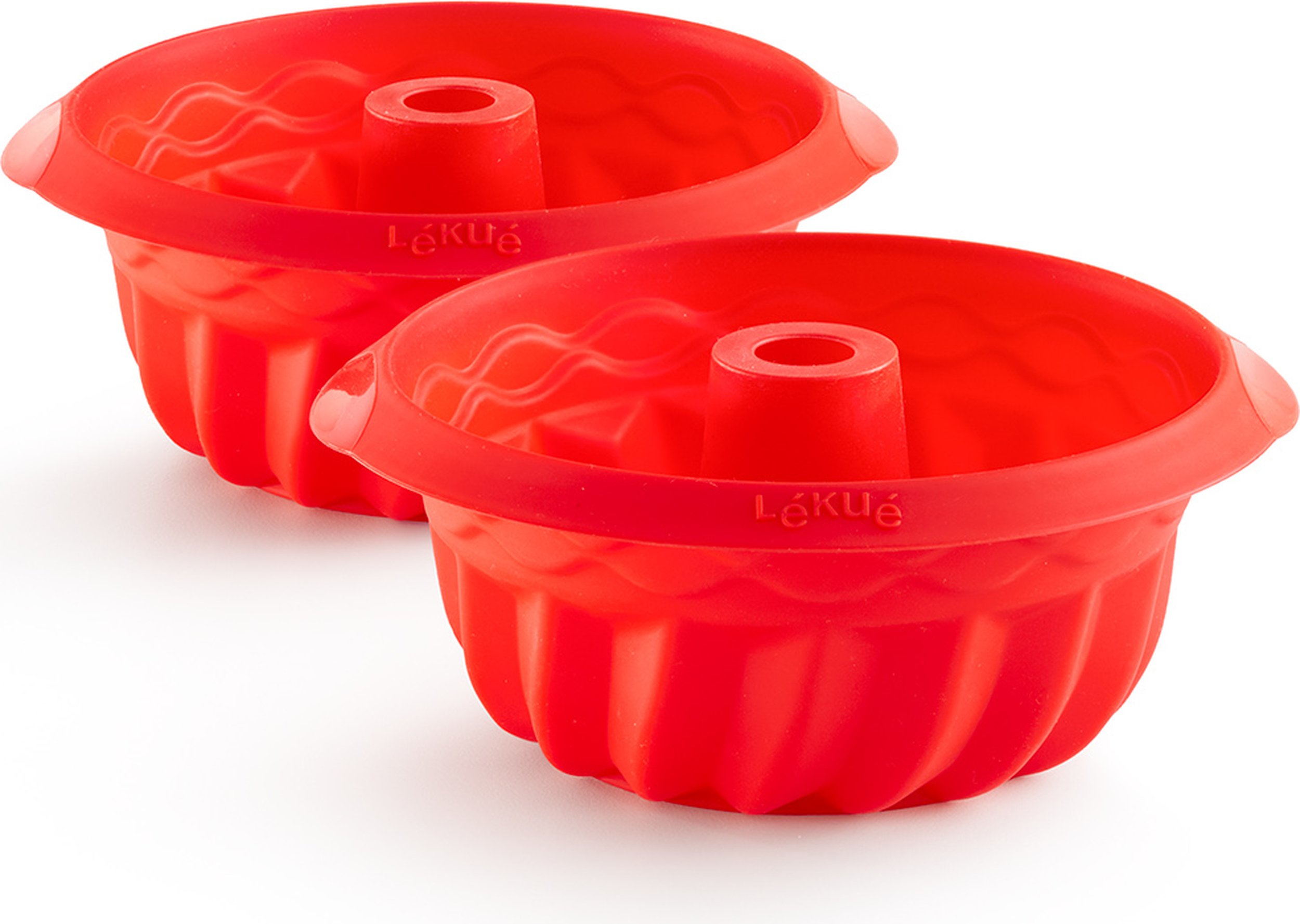 Formy do babek Lekue 15 cm czerwone 2 szt.
