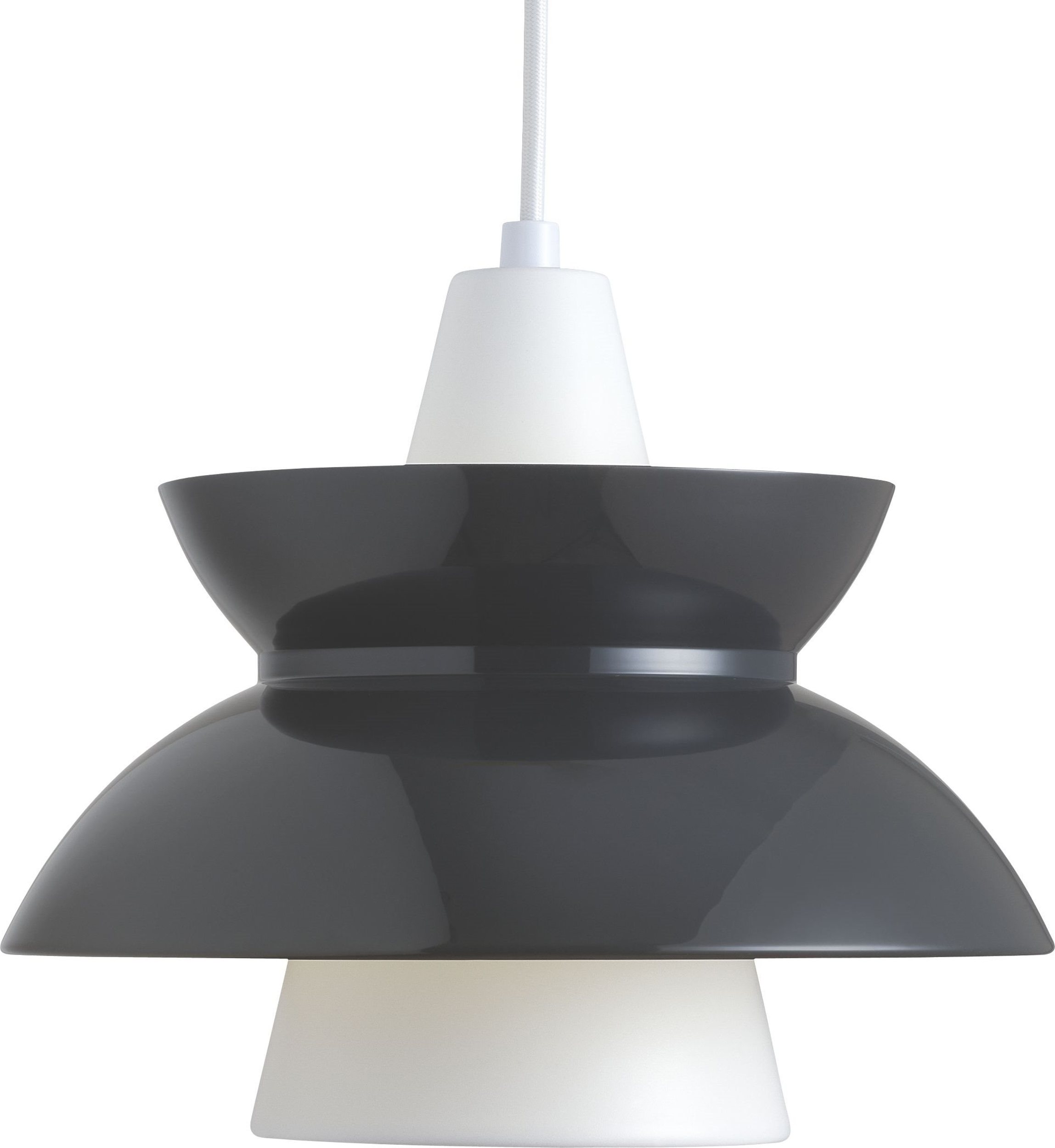 Lampa wisząca Doo-Wop ciemnoszara