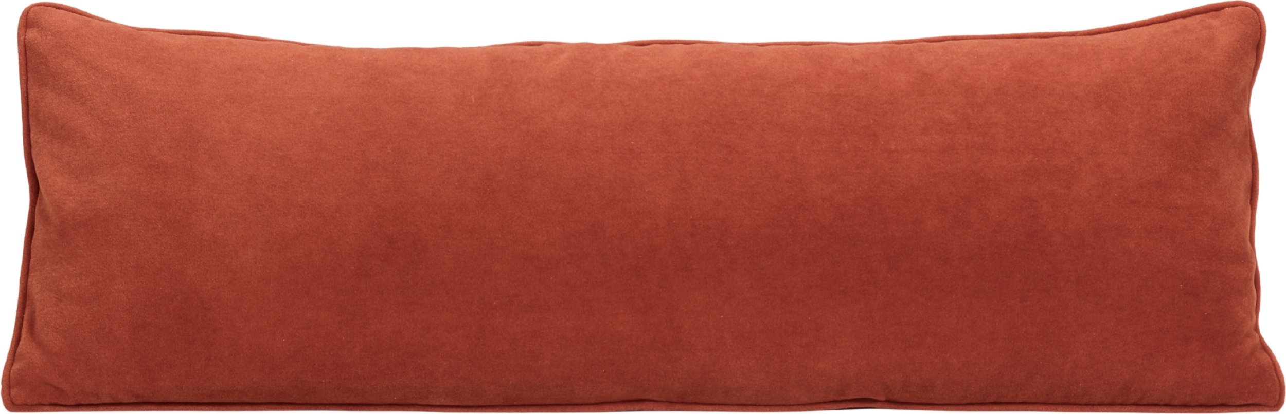 Poduszka na sofę Ono Velvet 40 x 110 cm pomarańczowa
