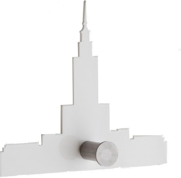 Wieszak pojedynczy Pałac biały