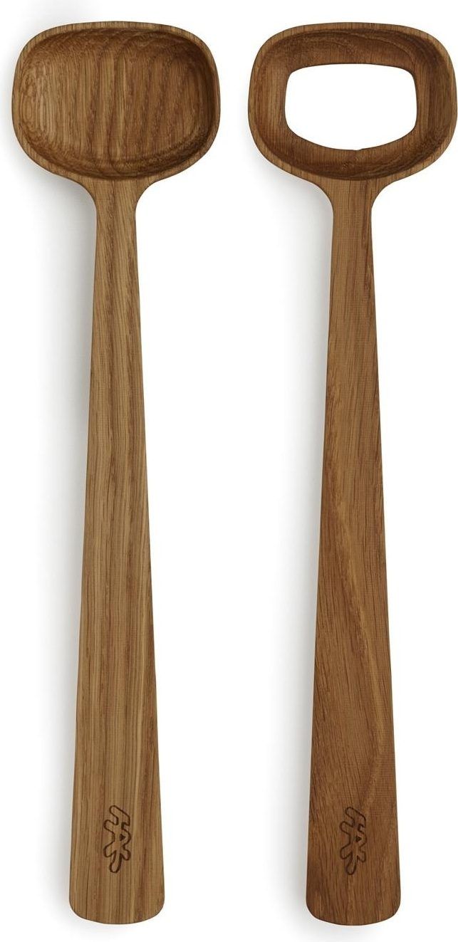 Łyżki do sałaty Hammershøi z drewna dębowego 2 el.