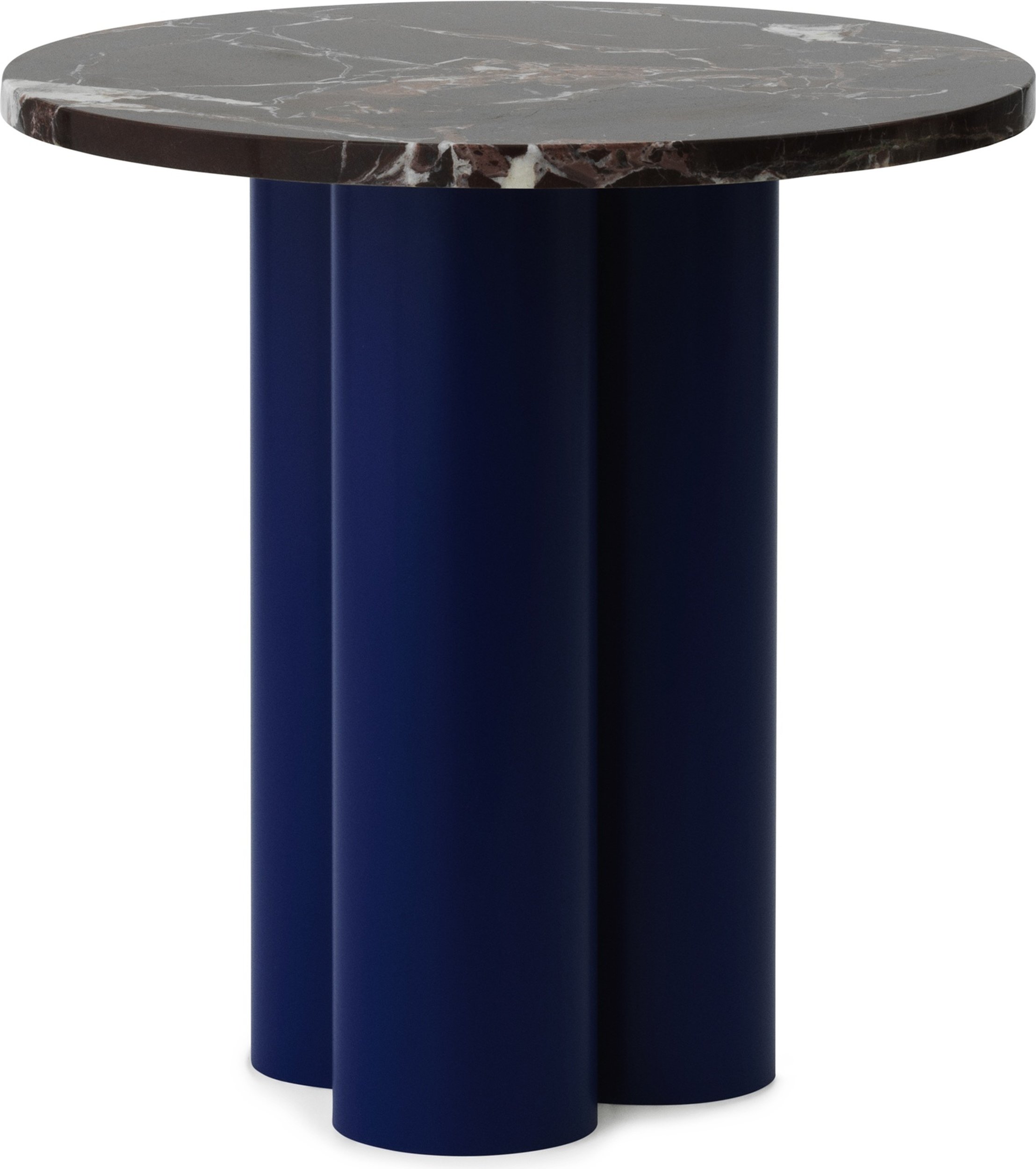 Stolik Dit Levanto Rosso na niebieskich nogach