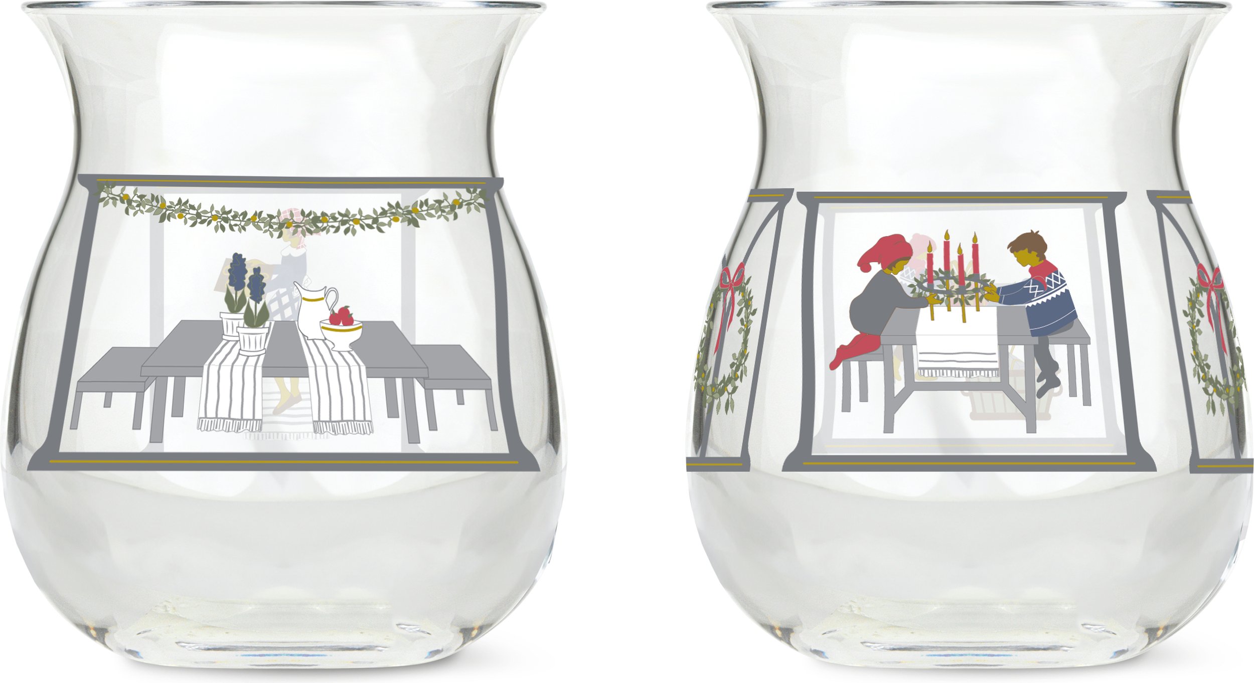 Świeczniki na tealighty Holmegaard Christmas 2024 2 szt.