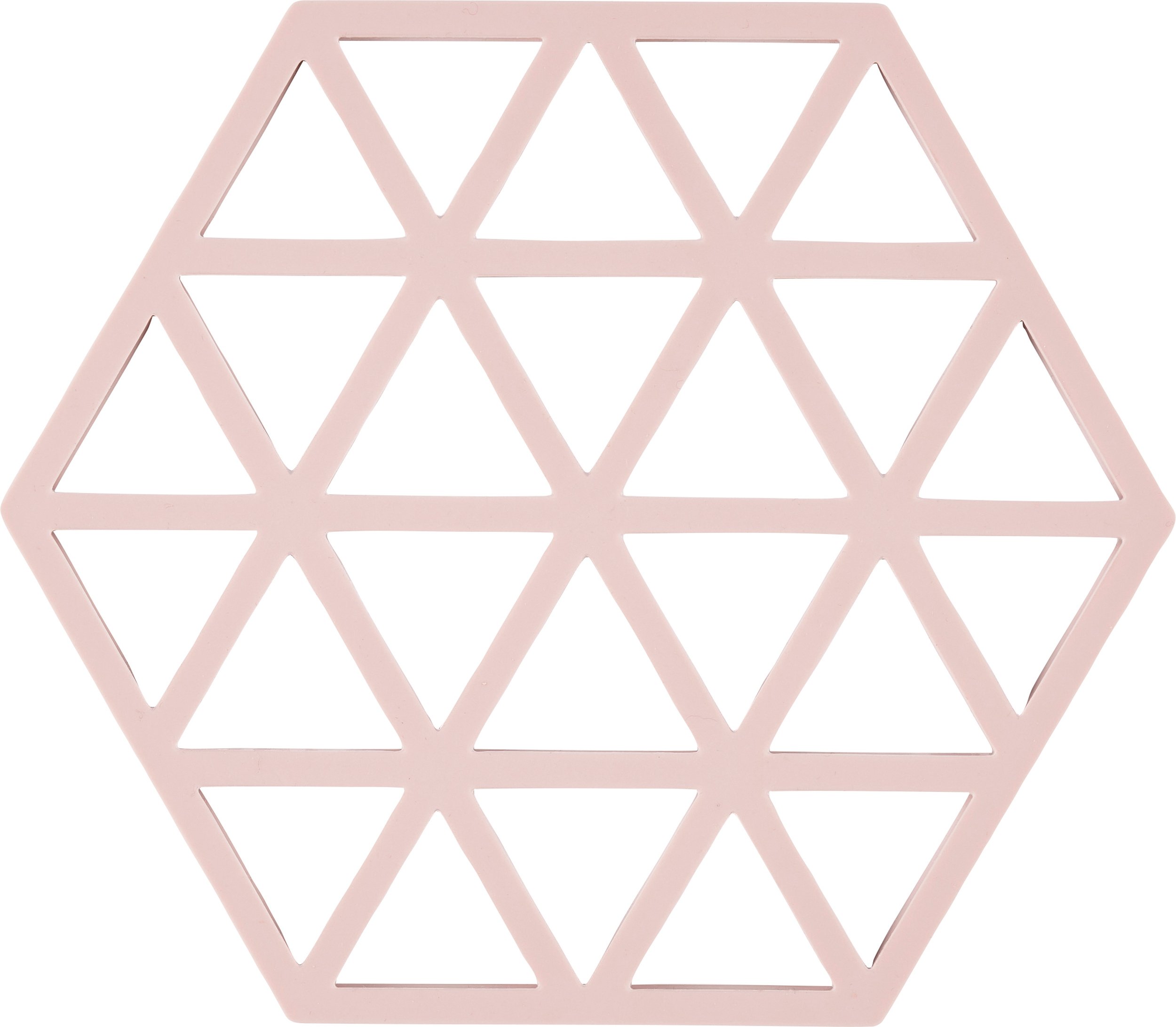 Podstawka pod gorące naczynia Triangles jasnoróżowa