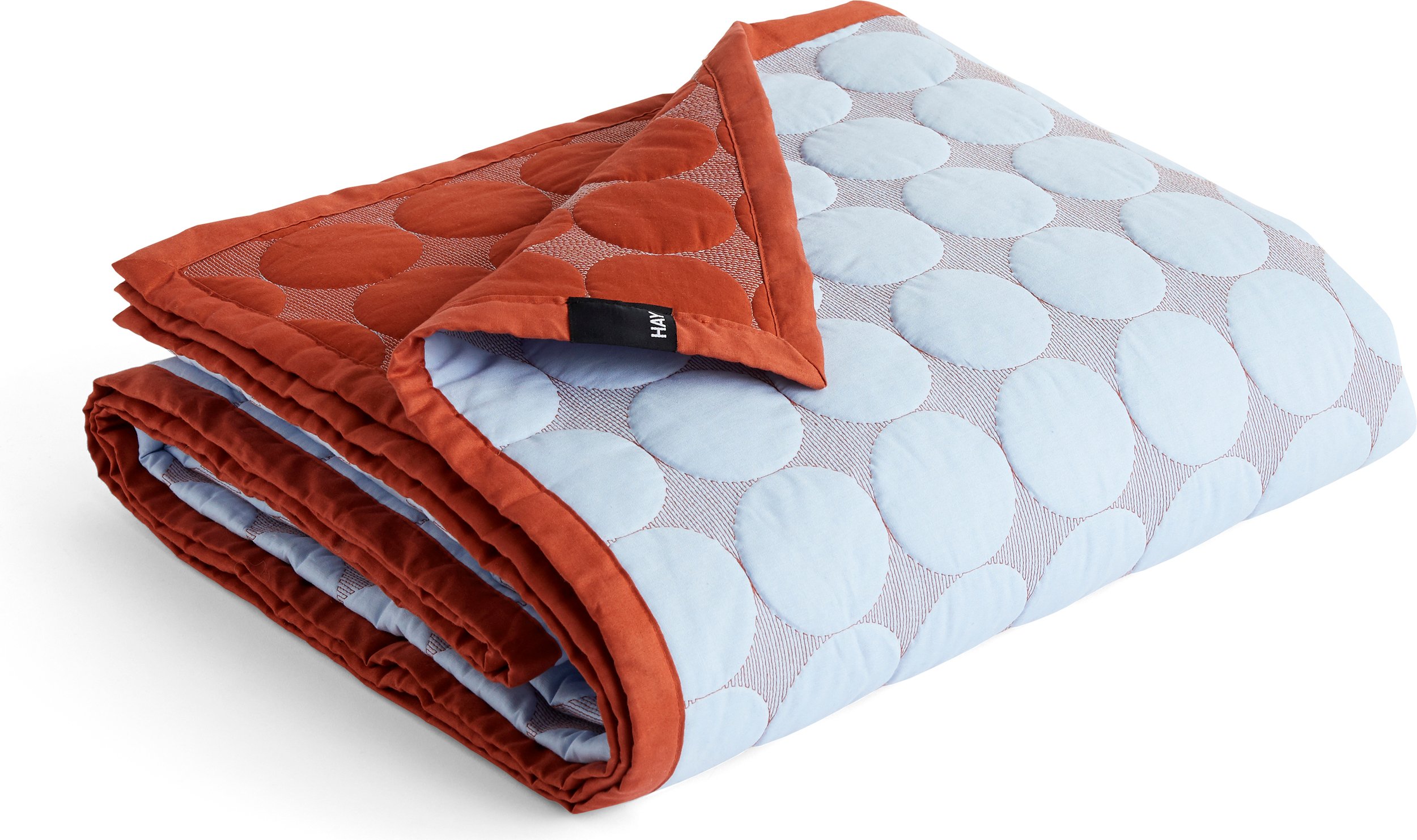 Narzuta Mega Dot 235 x 245 cm jasnoniebieska