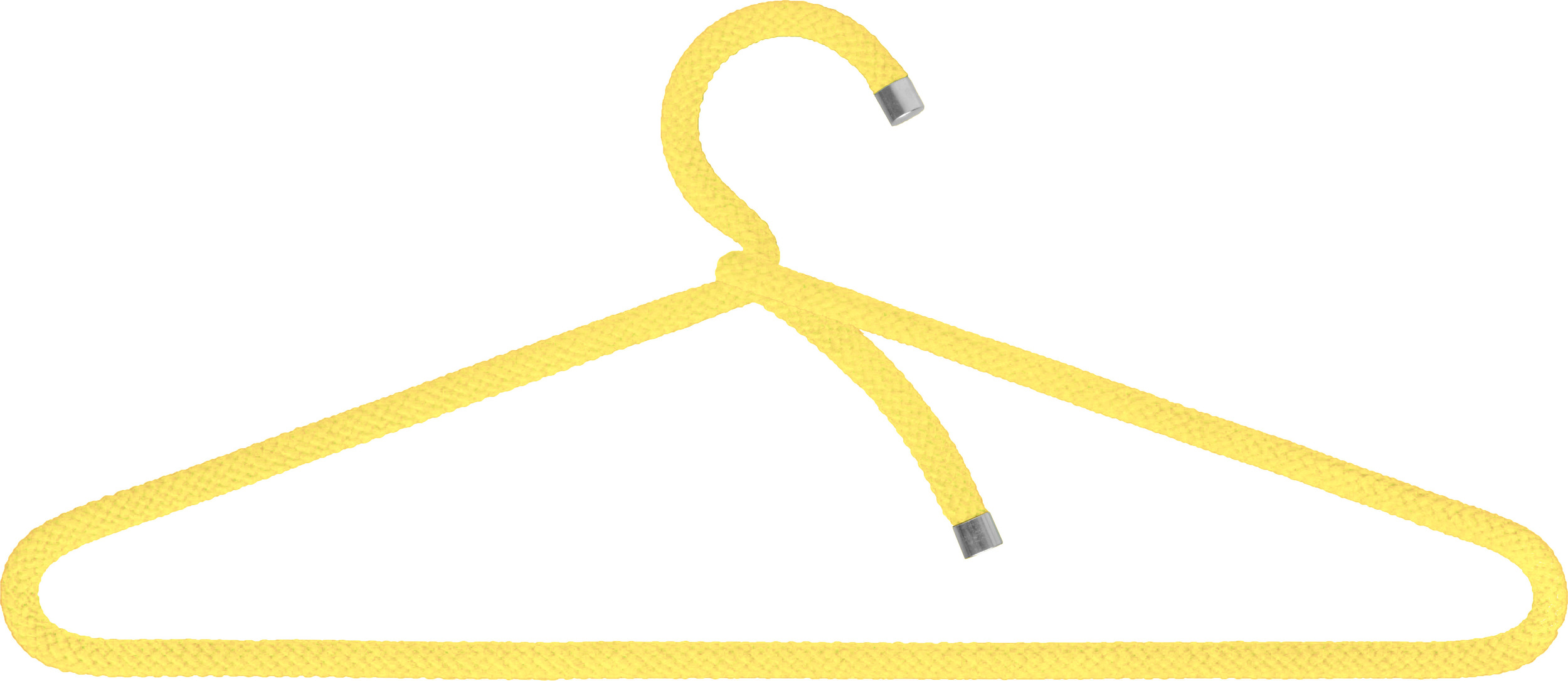 Wieszaki na ubrania Rope żółte 3 szt.