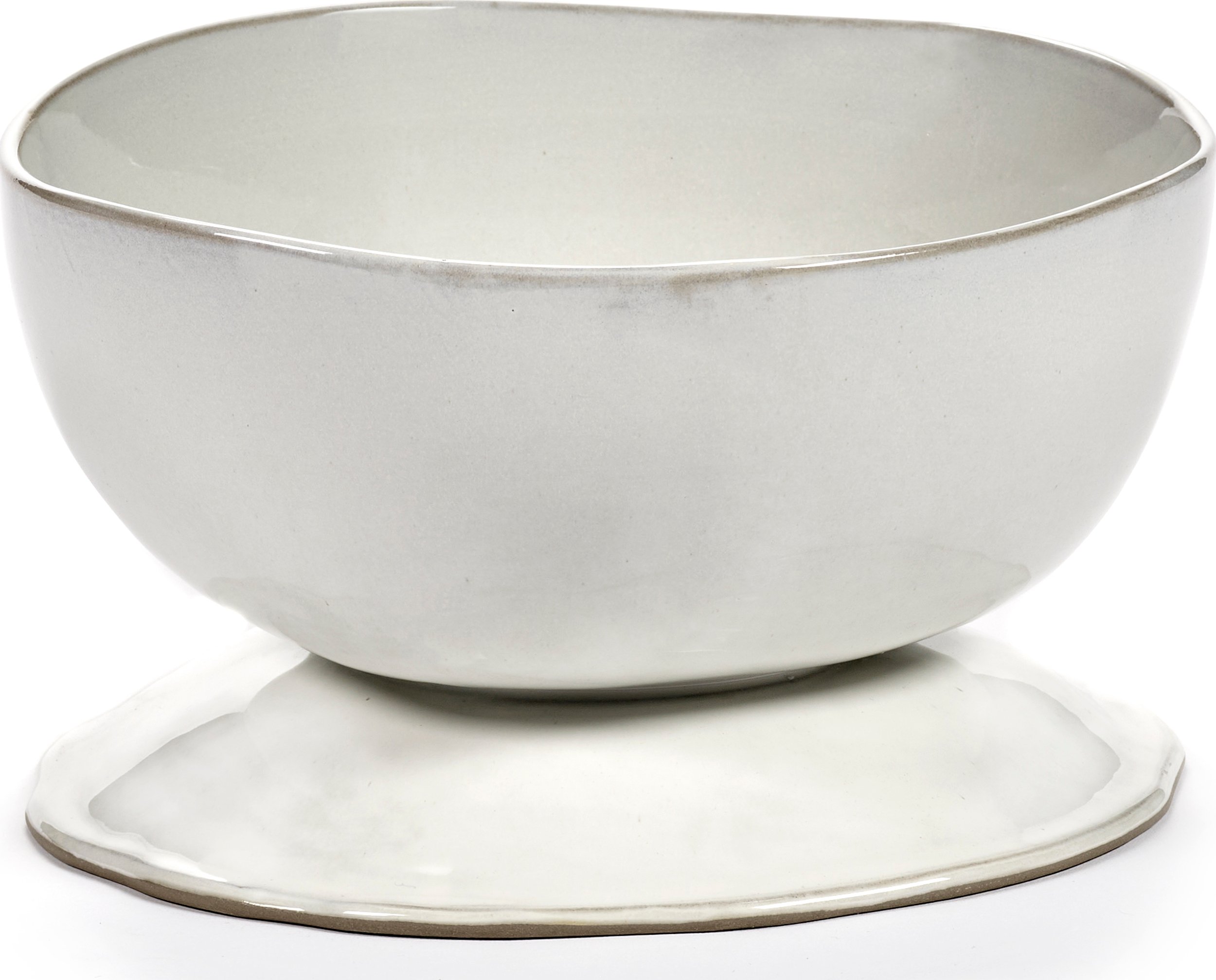 Misa na nóżce La Mère 13 cm złamana biel