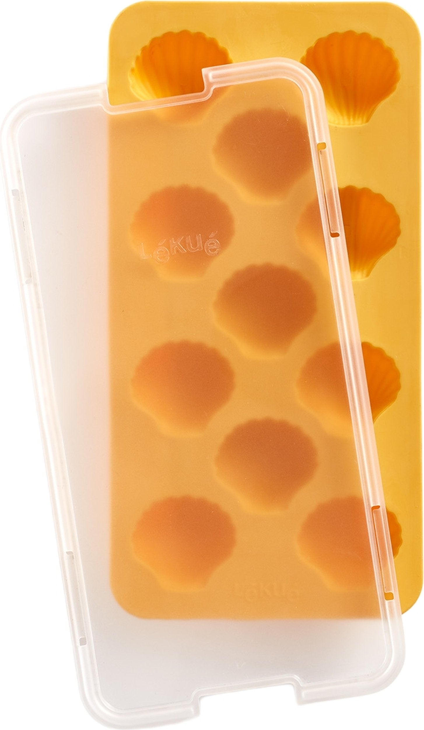 Foremka do lodu Lekue muszelki z pokrywką