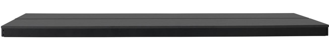 Moduł środkowy stołu Linear System czarny sklejka lakierowany