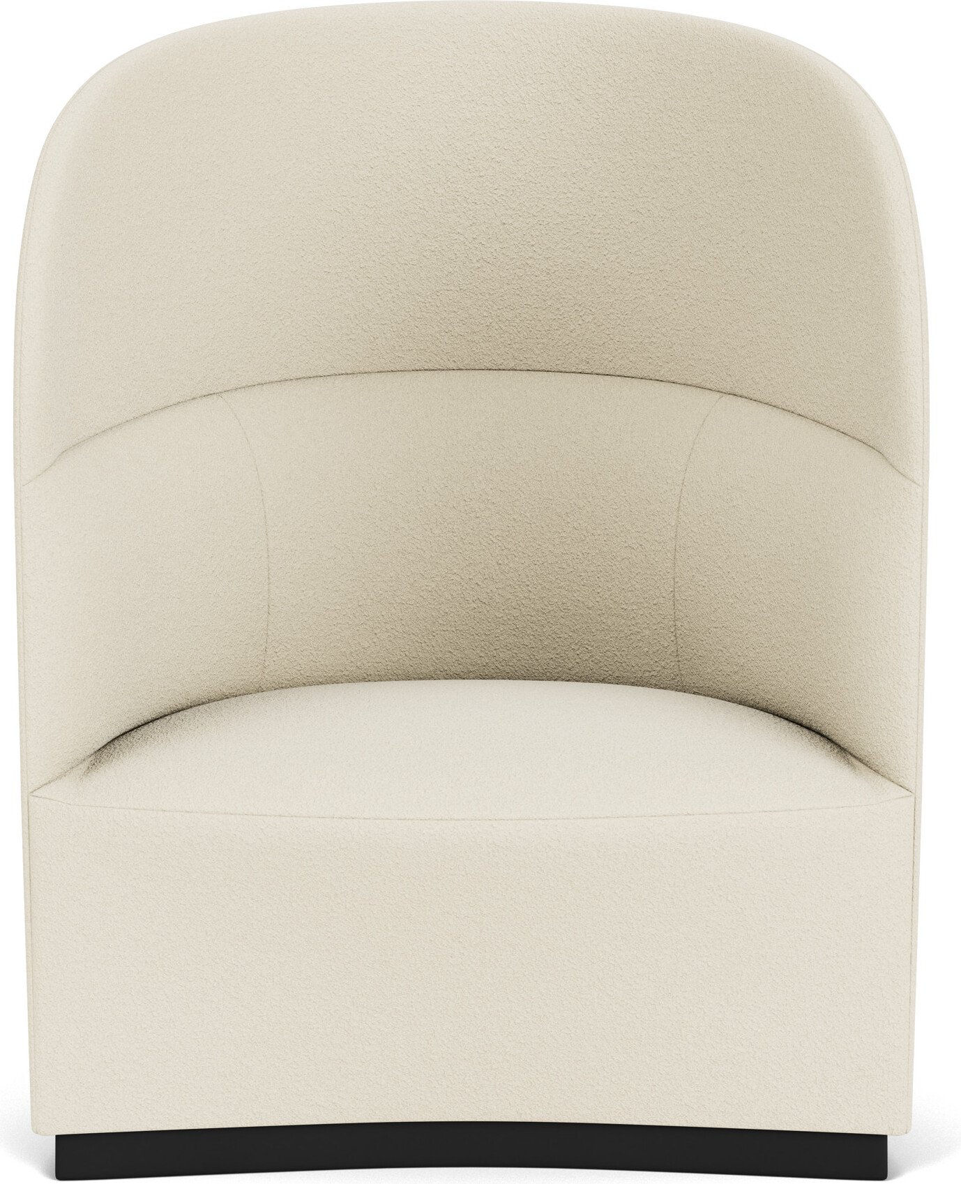 Fotel z wysokim oparciem Tearoom 89 cm biały z gniazdkiem USB