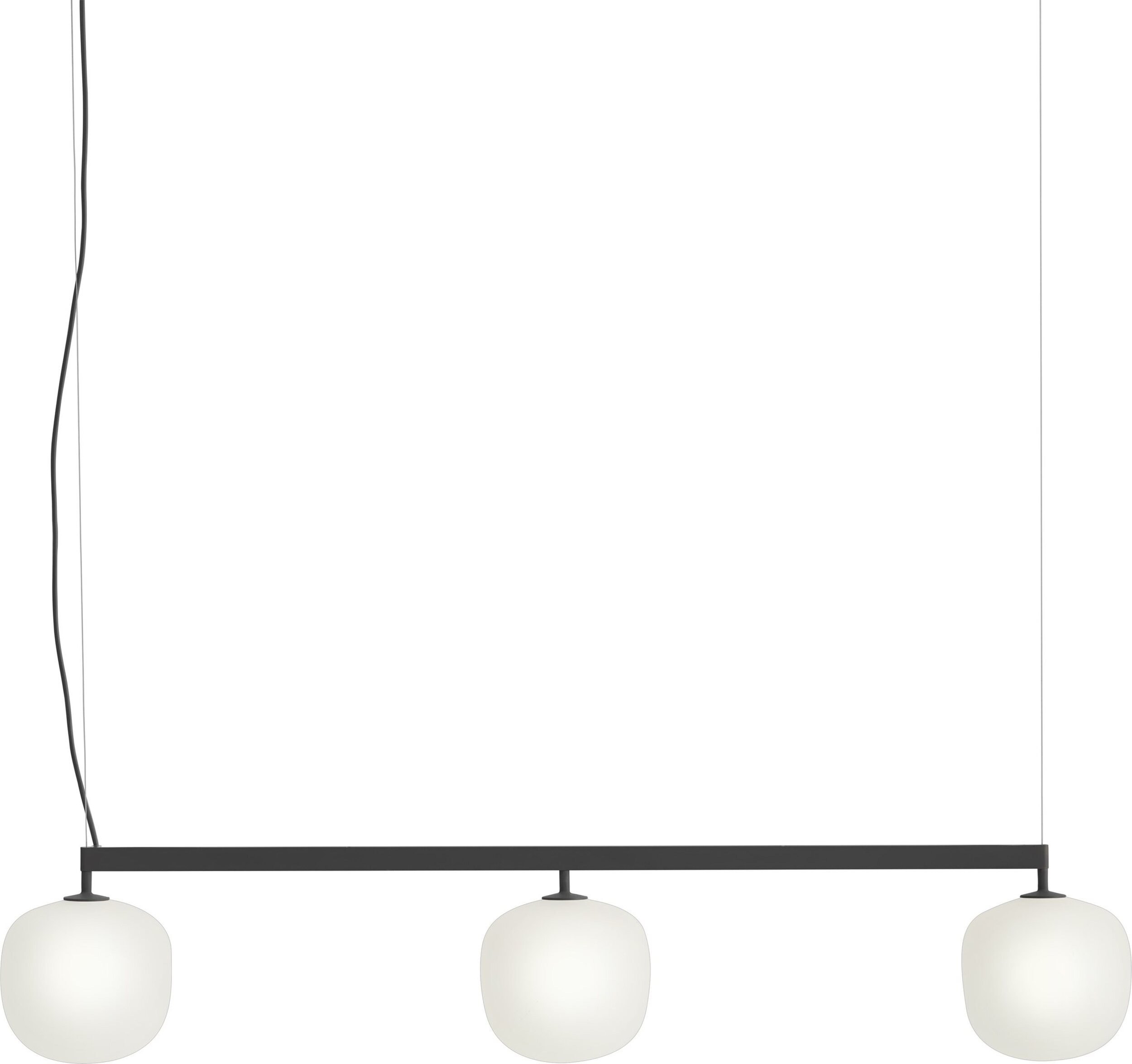 Lampa wisząca liniowa Rime czarna
