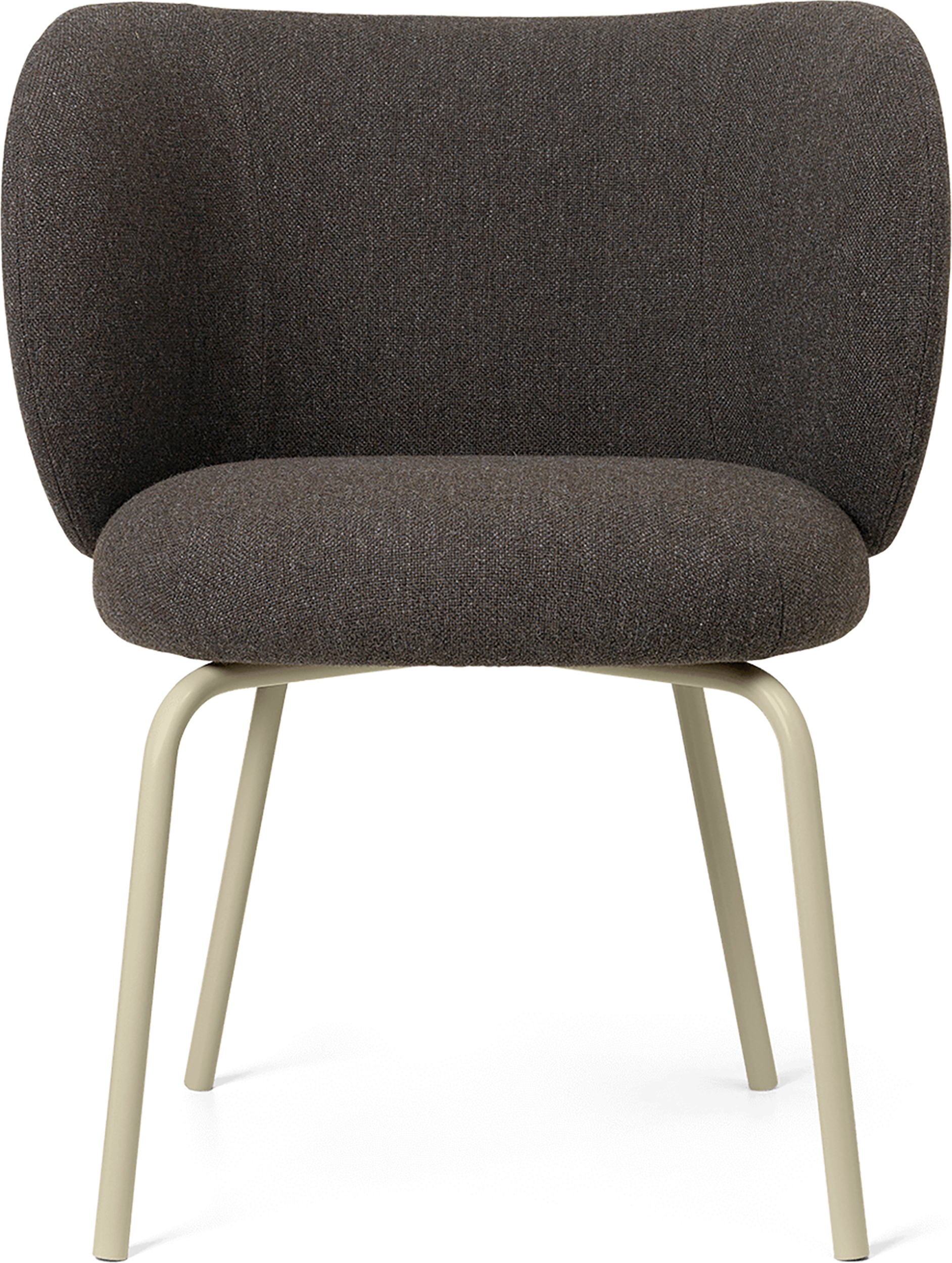 Krzesło Rico Hallingdal brązowe z beżowymi nogami