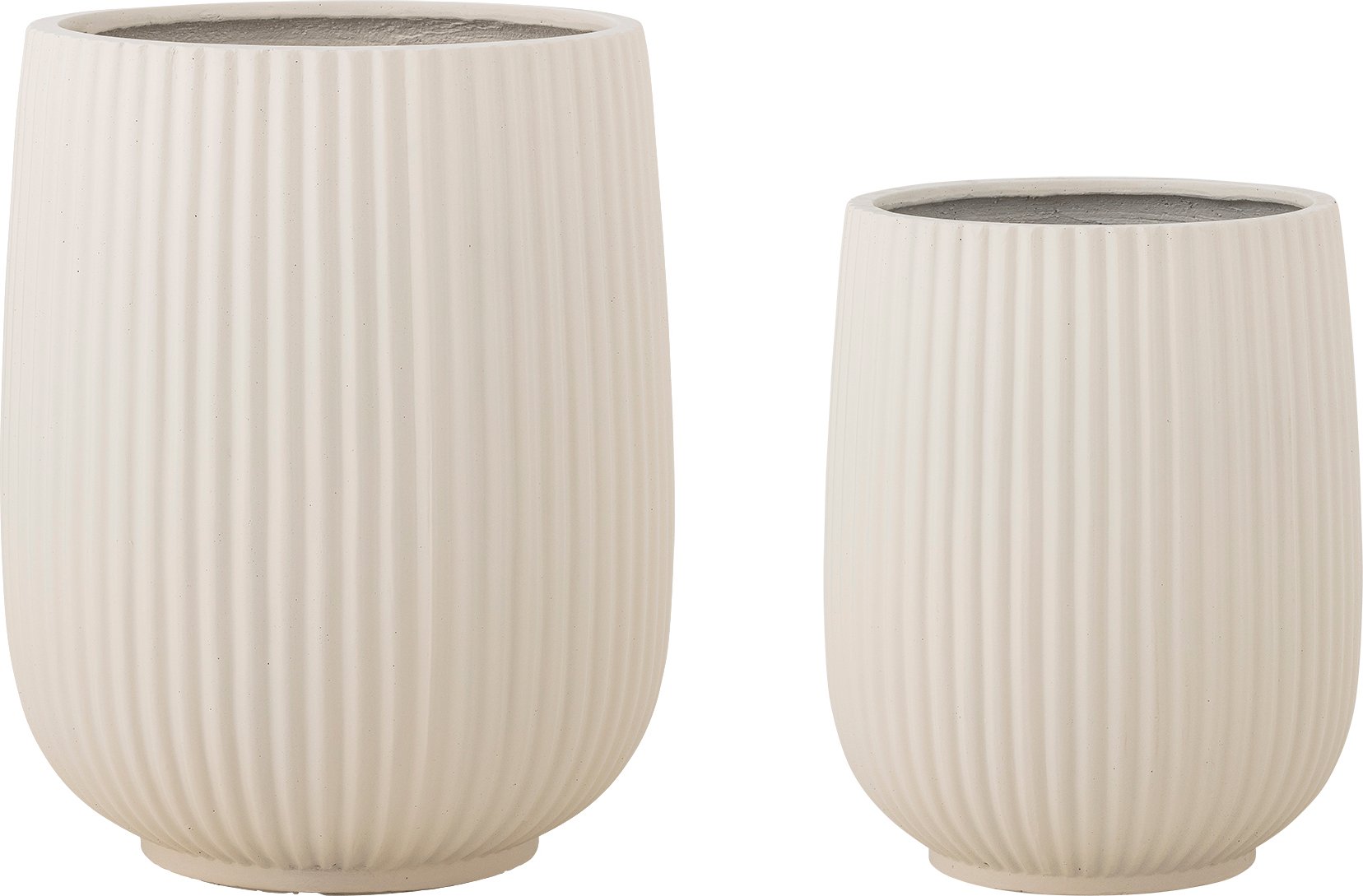 Doniczki Selva białe 2 szt.