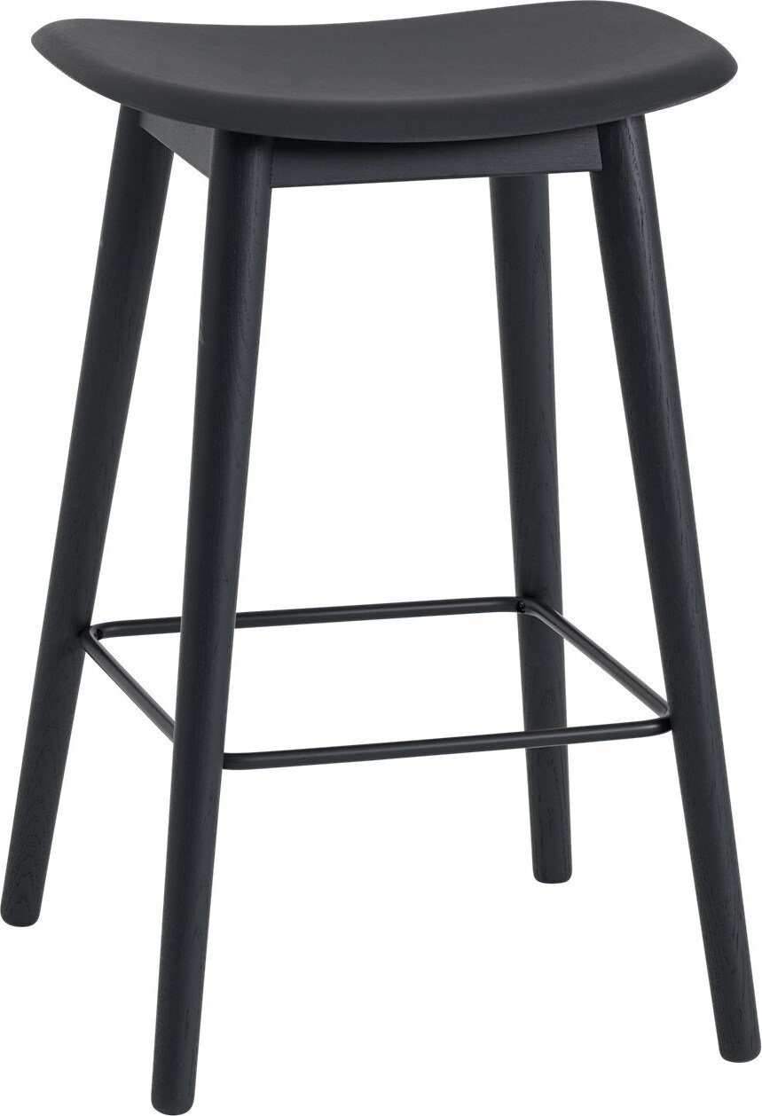 Stołek Fiber 65 cm czarny