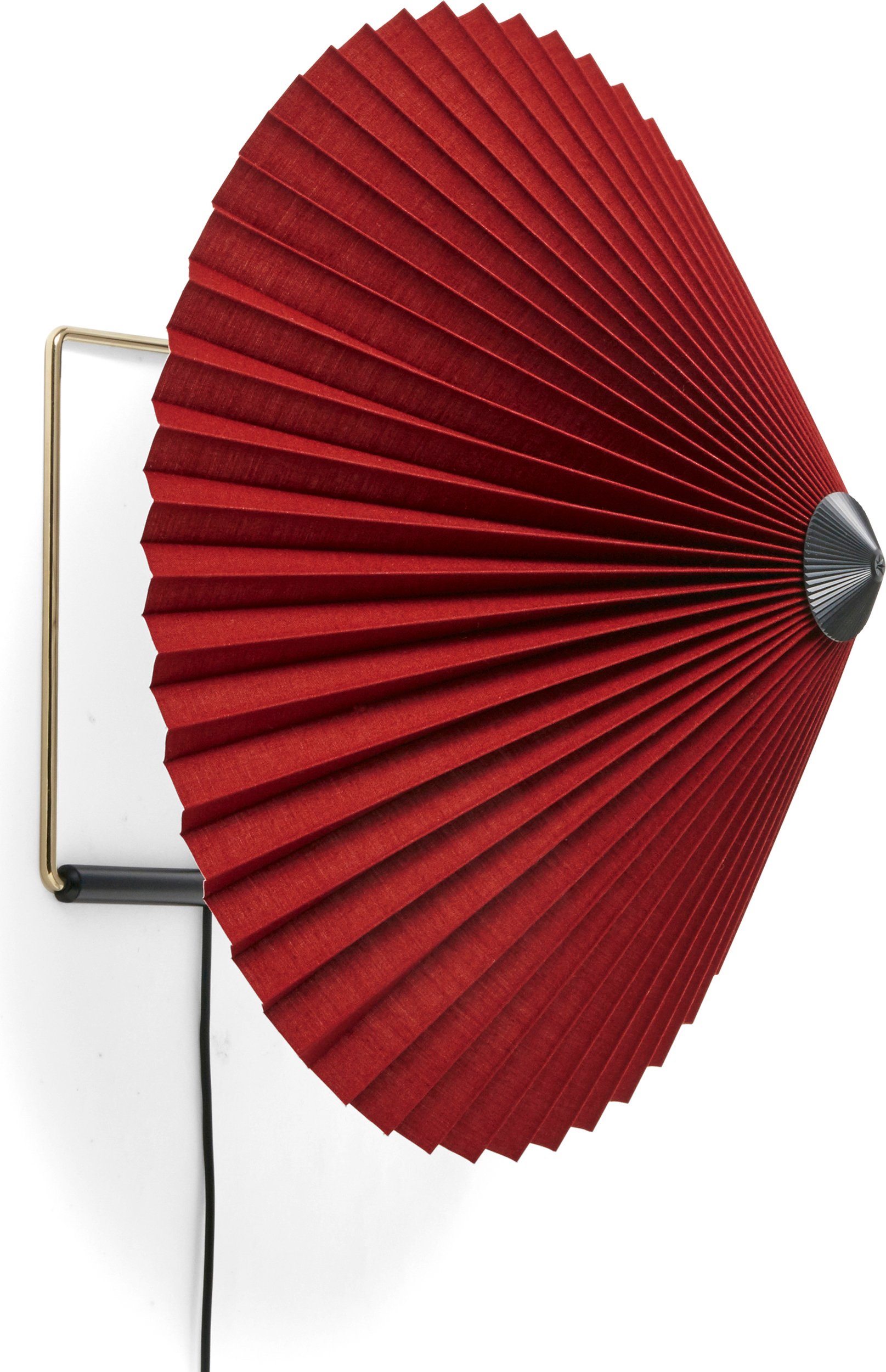 Lampa ścienna Matin 38 cm ciemnoczerwona