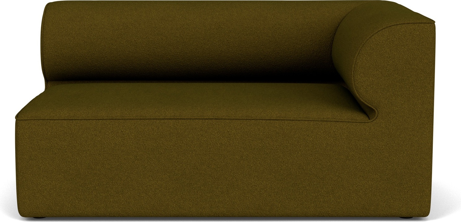 Narożnik prawostronny sofy modułowej Eave 96 x 144 cm ciemnozielony