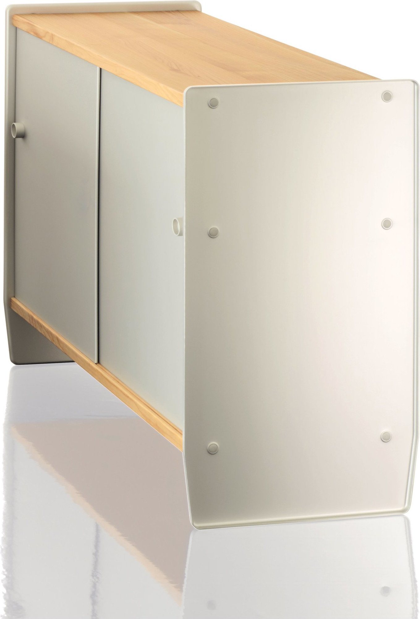 Szafka wysoka Theca 93 cm MDF czarna orzech