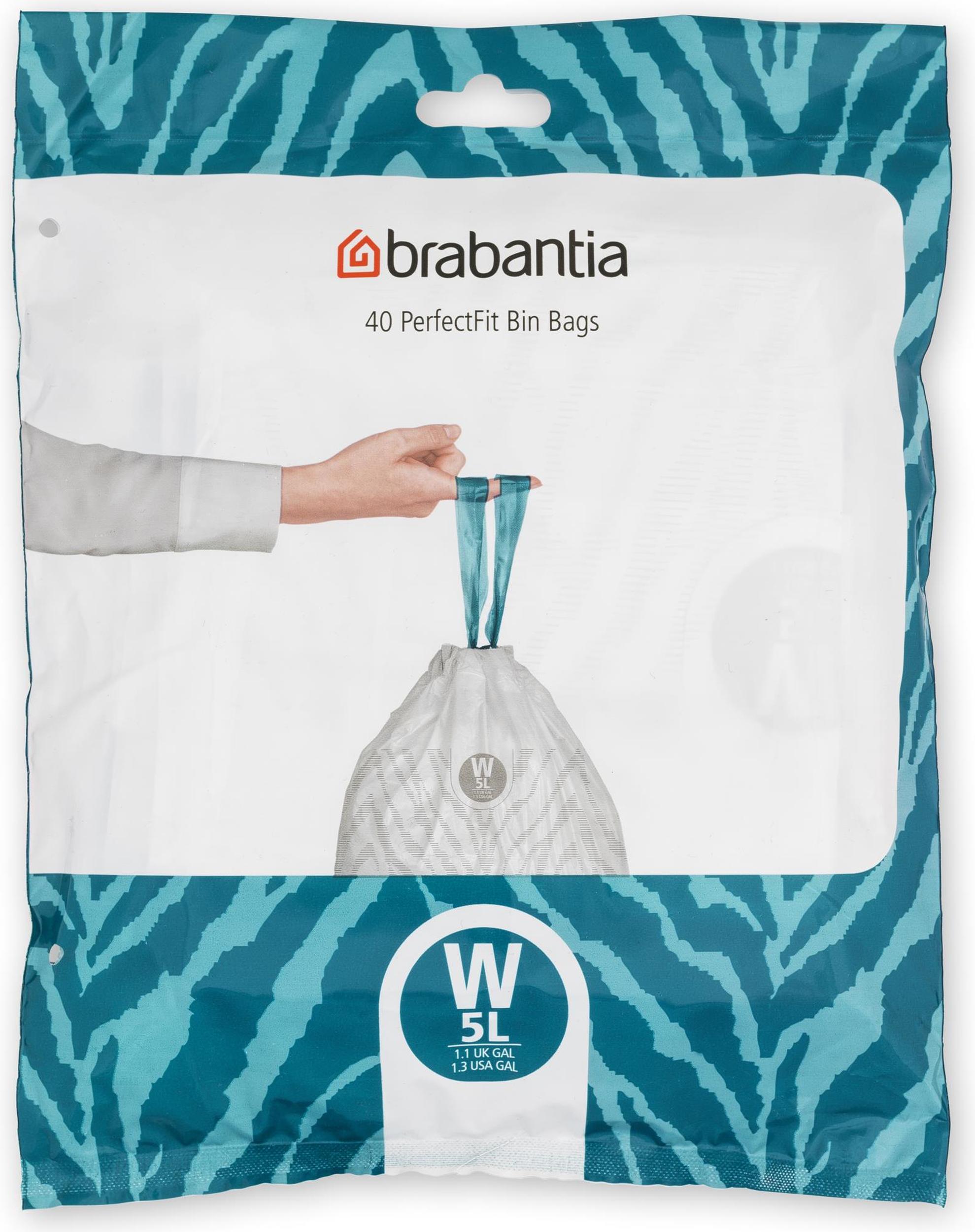 Worki na śmieci Brabantia PerfectFit rozmiar W 5 l 40 szt.