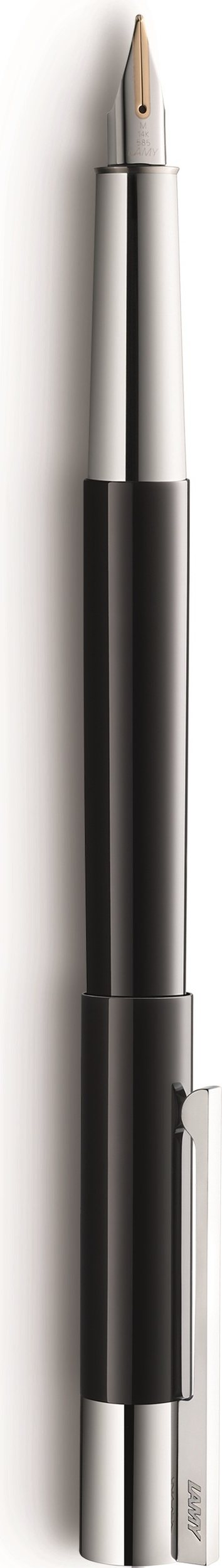 Pióro wieczne Scala EF czarne z platyną