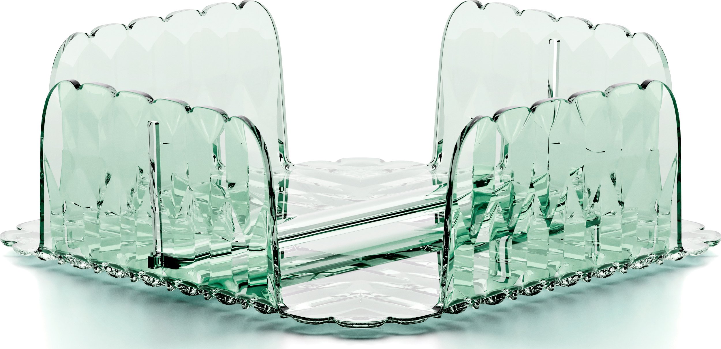 Serwetnik Vanity 20 x 20 cm zielony