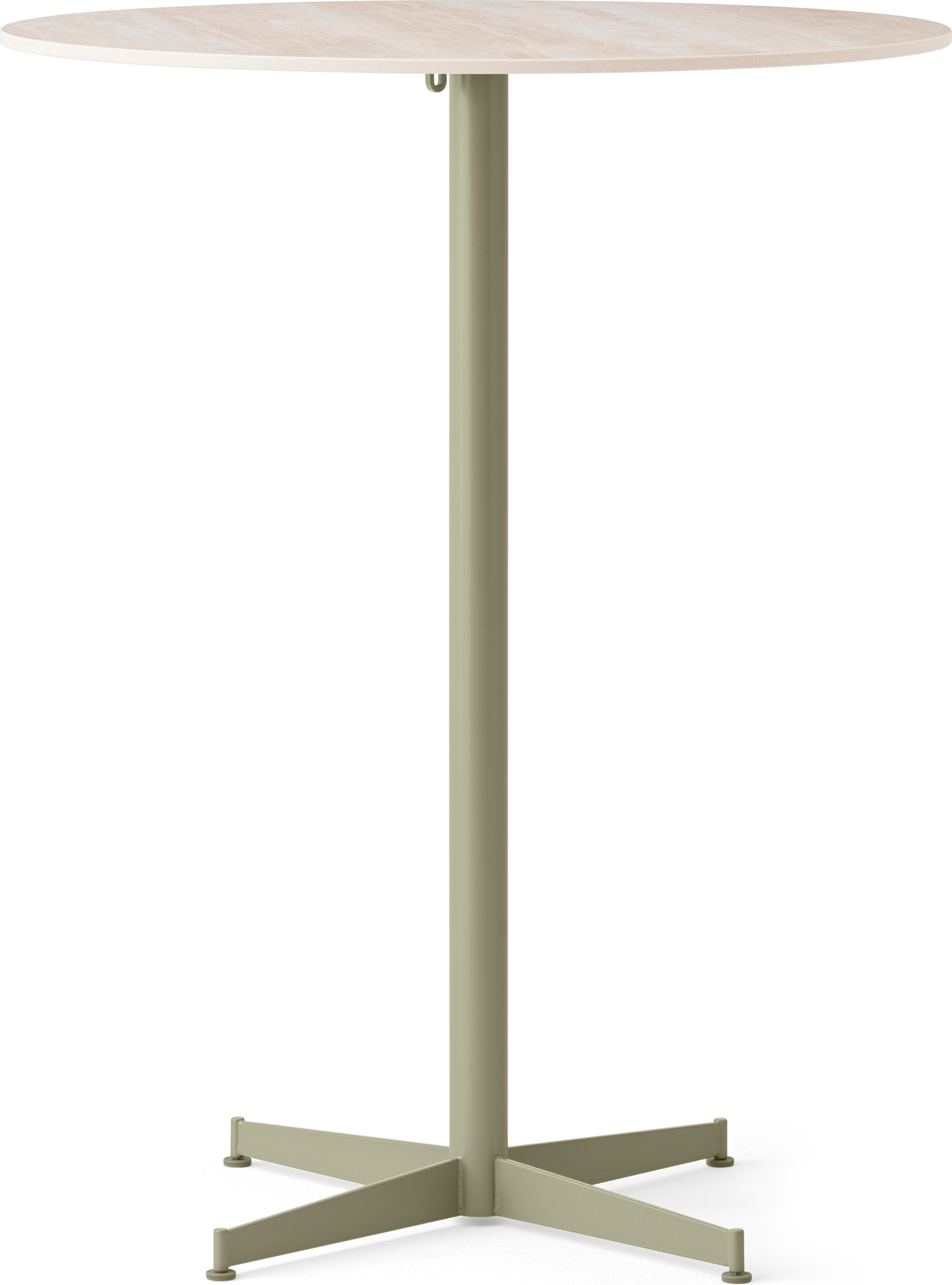 Stół barowy z oliwkową podstawą Nook Star Base Ceramic wysoki 80 cm