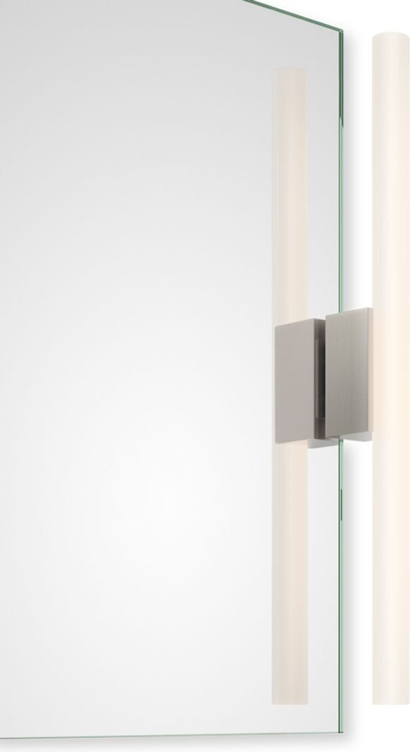 Lampa nad lustro Omega Clip On nikiel