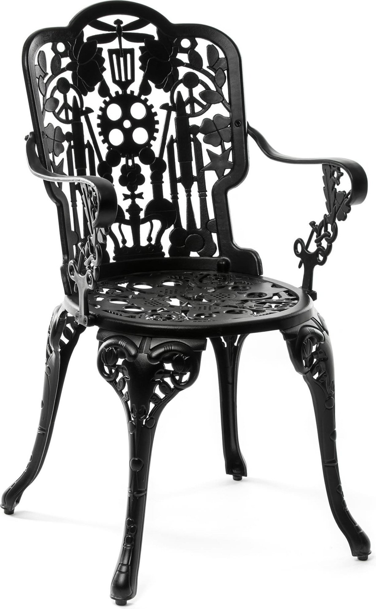 Fotel ogrodowy Industry czarny