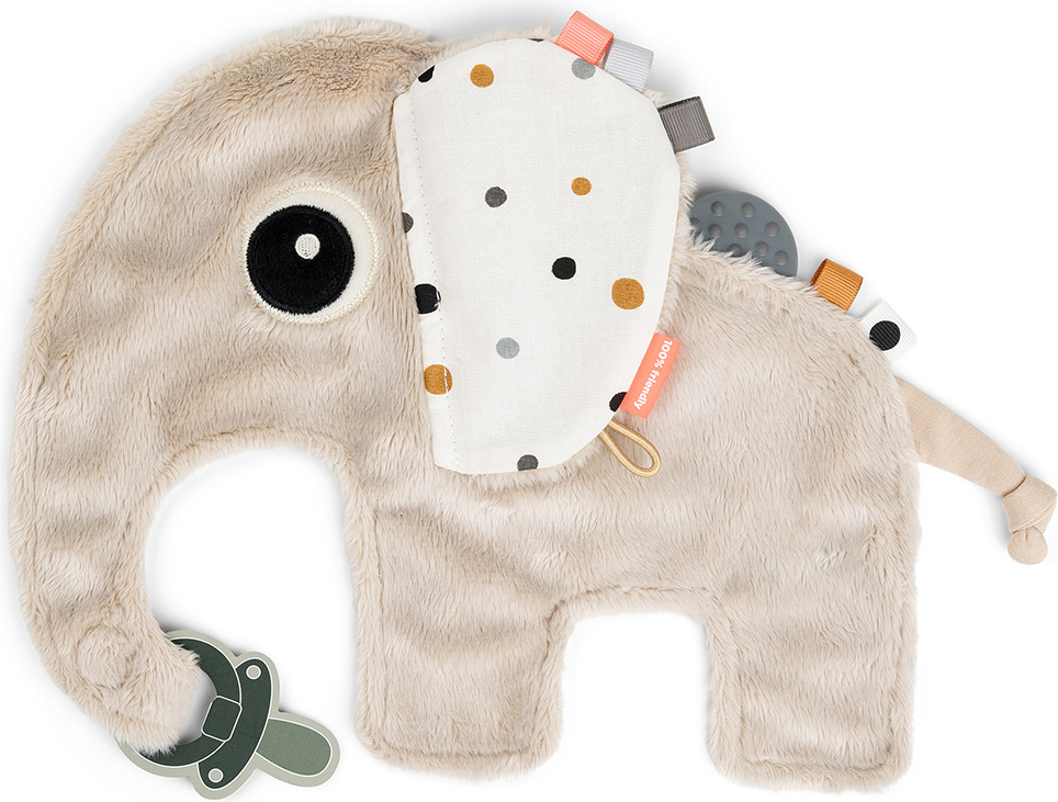 Zawieszka do smoczka Elphee płaska piaskowa