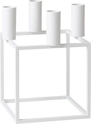 Świecznik Kubus 4 biały