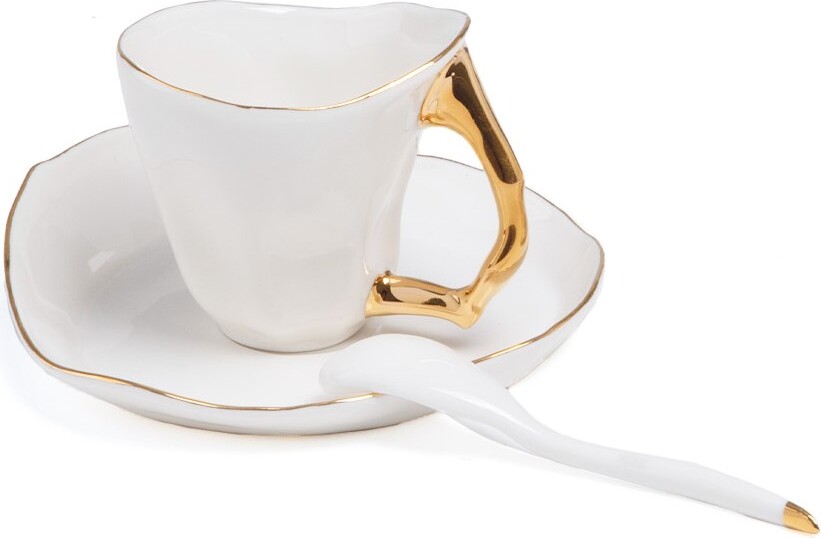 Filiżanki do kawy Meltdown z łyżeczkami 2 szt.