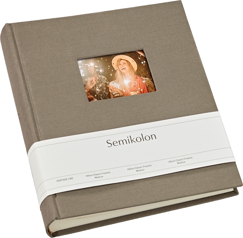 Album na zdjęcia Classic Finestra średni brązowoszary