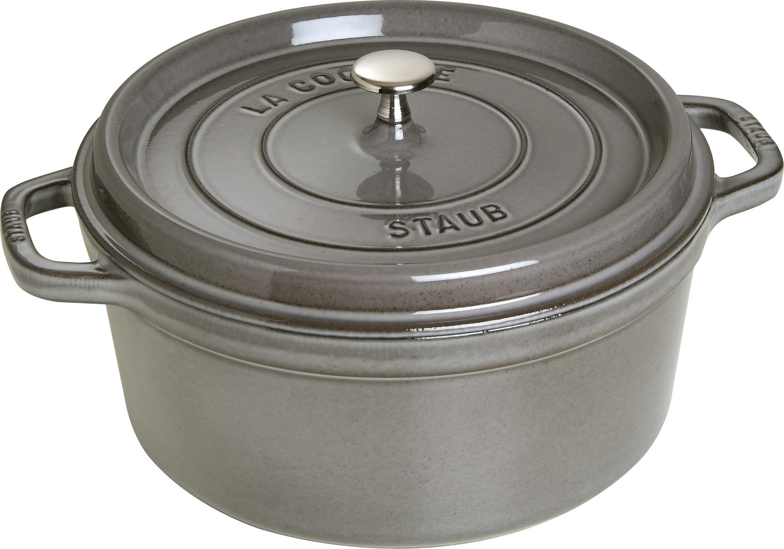 Garnek La Cocotte 6,7 l grafitowy żeliwny