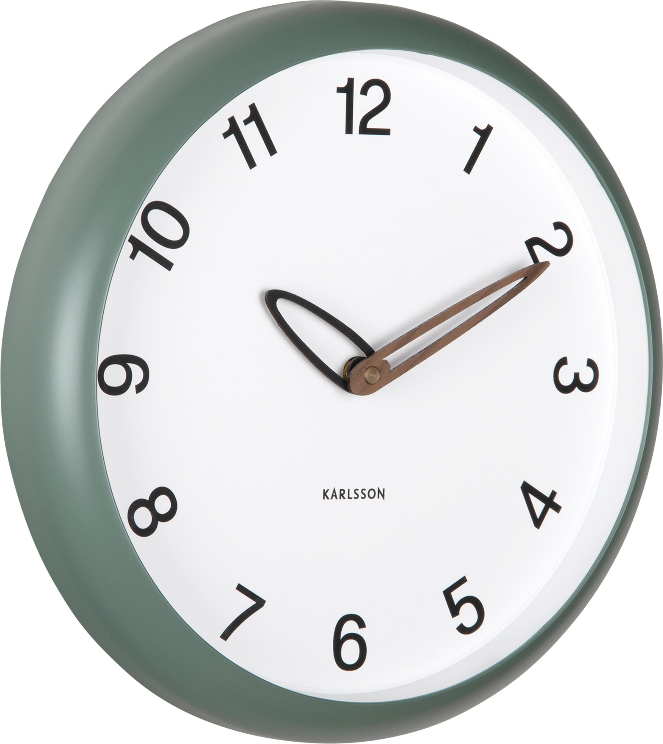 Zegar ścienny Bella zielony