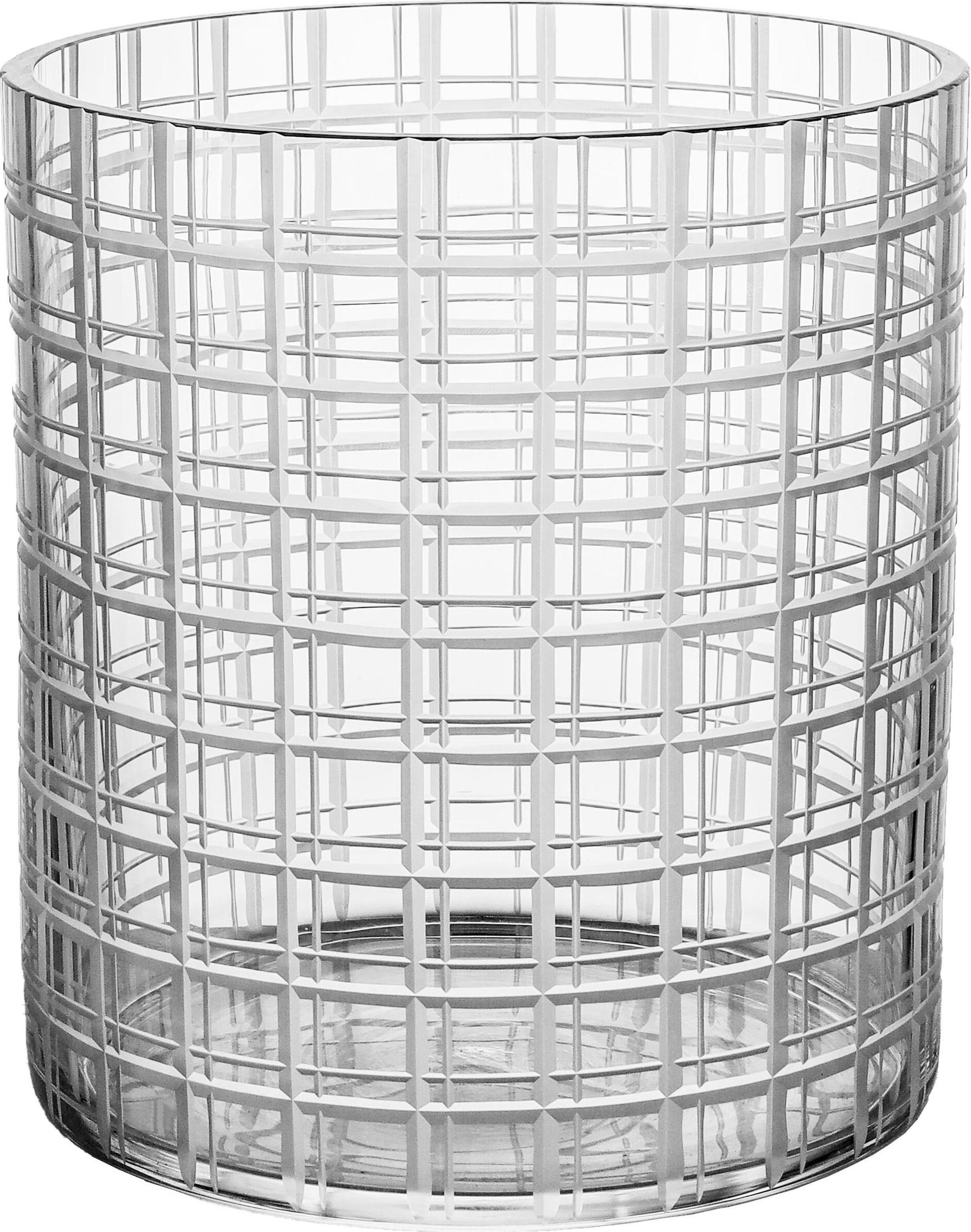 Wazon Cut in Number kratka 20 cm