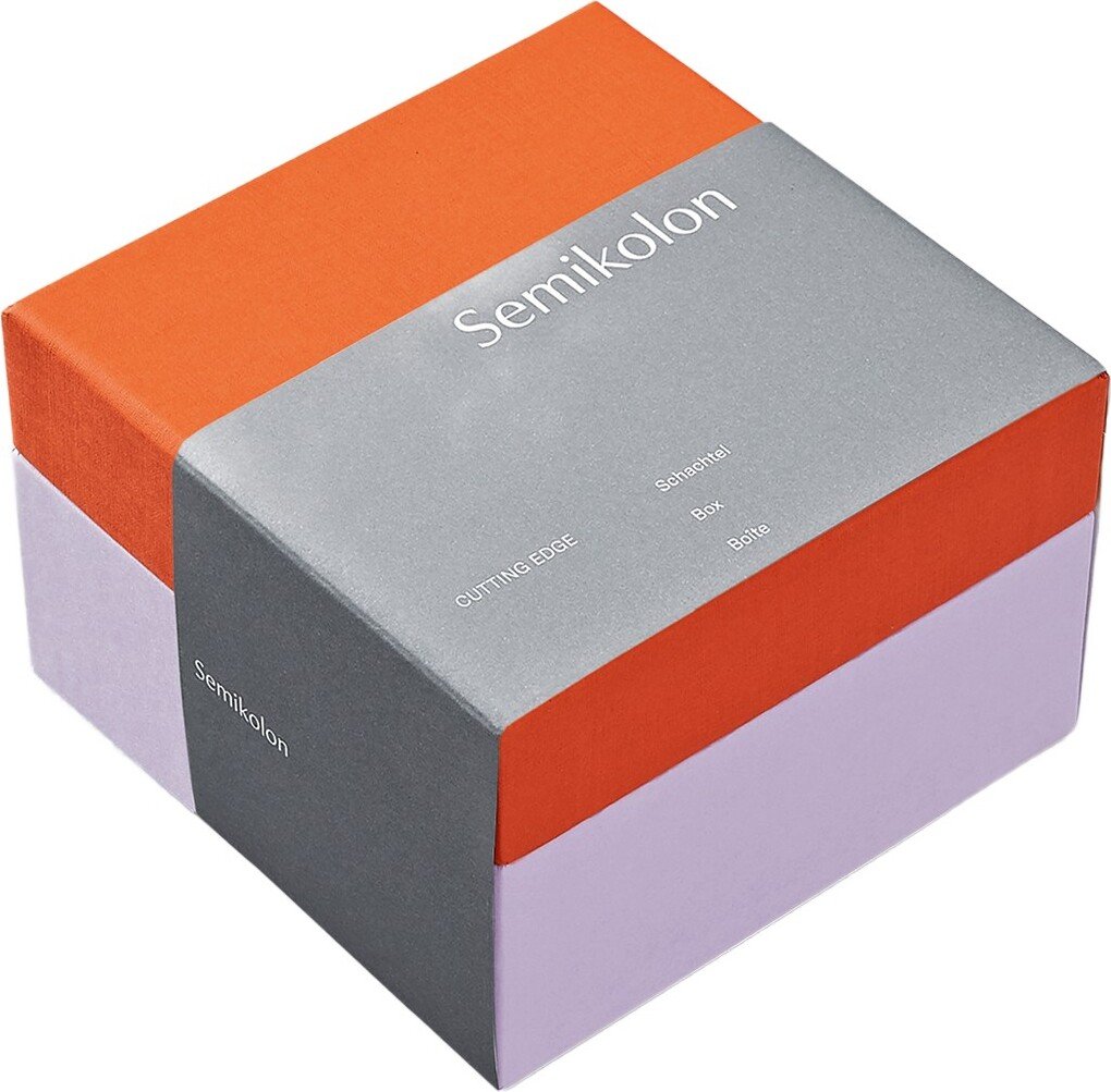 Pudełko prezentowe Cutting Edge M pomarańczowo-lawendowe