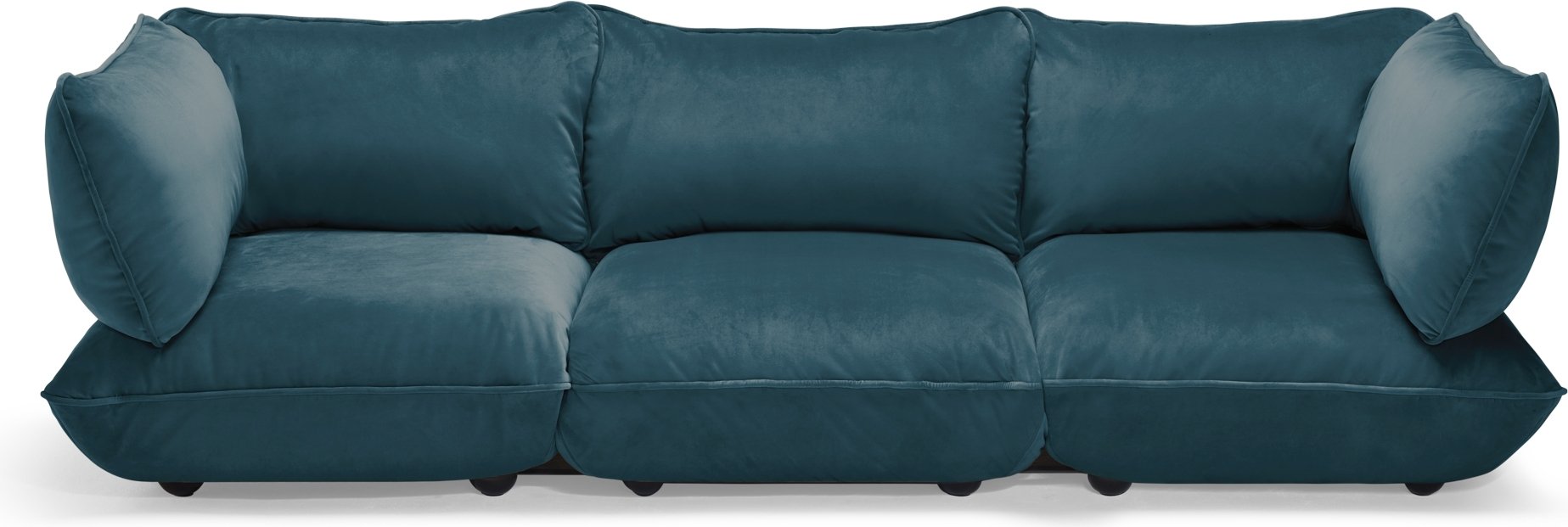 Sofa Sumo Velvet duża ciemnoniebieska