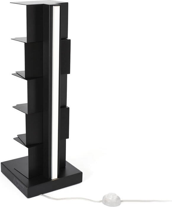 Regał Ptolomeo Luce 75 cm czarny z podświetleniem LED