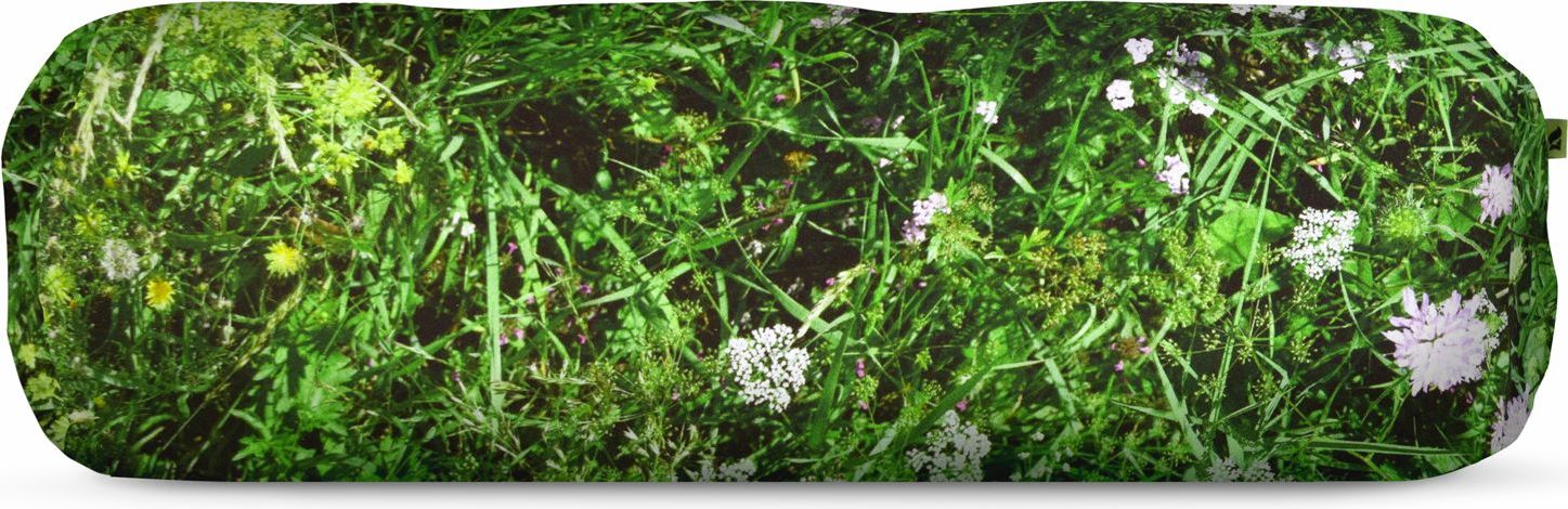 Poduszka wałek Foonka alpejska łąka 50 x 15 cm z wypełnieniem z łusek gryki