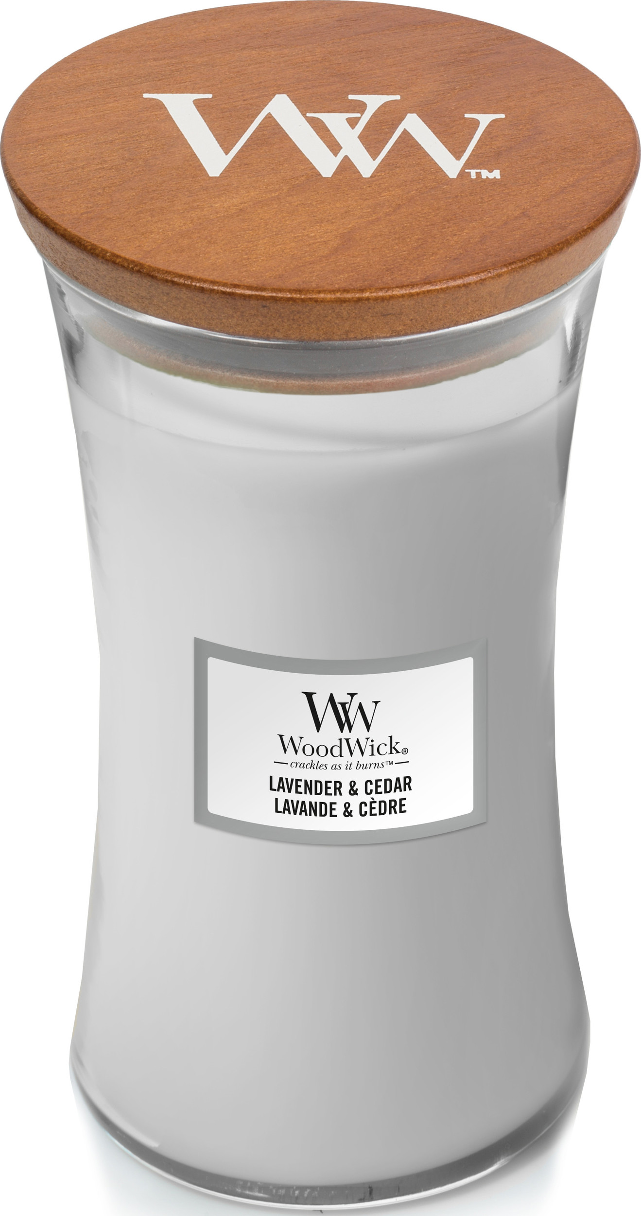 Świeca Core WoodWick Lavender & Cedar duża