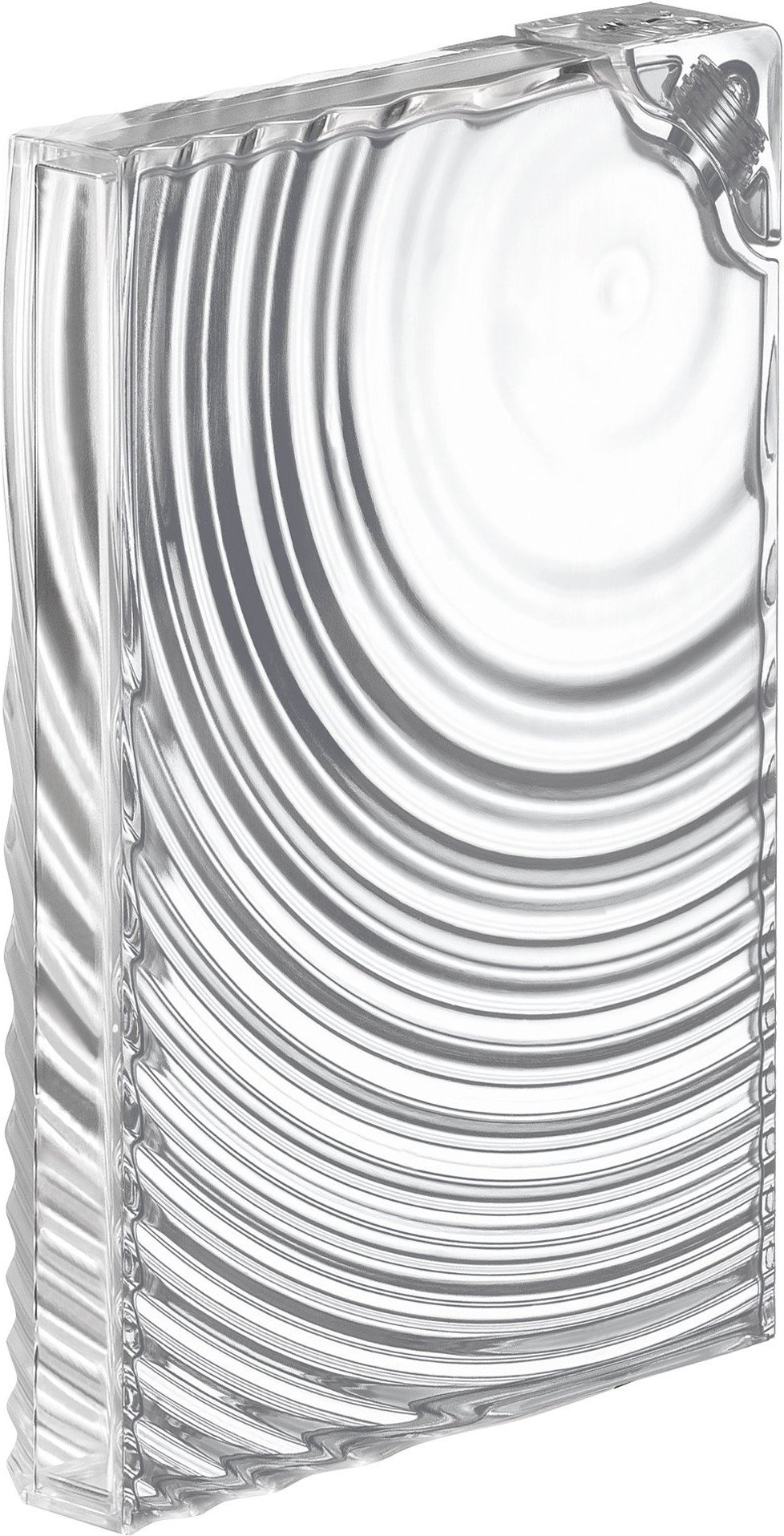 Butelka na wodę Ripples transparentna